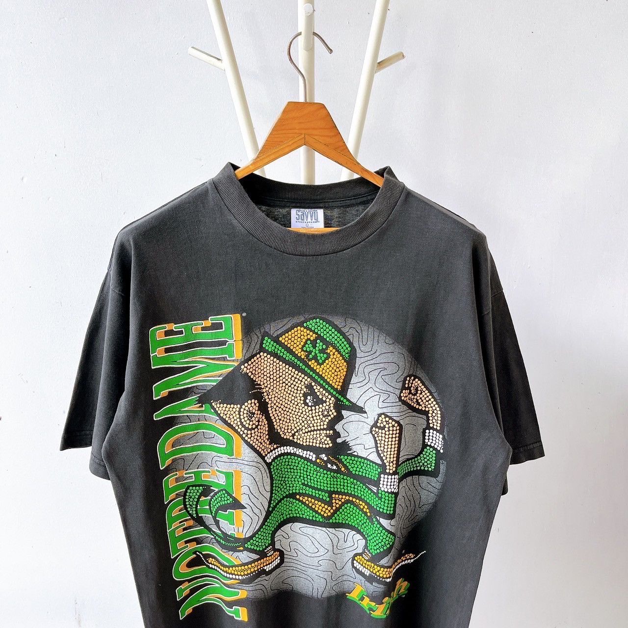 Vintage 90s University of Notre Dame Fighting Irish t-shirt/ L Size US L / EU 52-54 / 3 - 3 Thumbnail