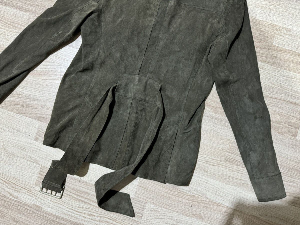 Designer × Leather Sylvie Schimmel suede leather jacket 44 Size M / US 6-8 / IT 42-44 - 16 Thumbnail
