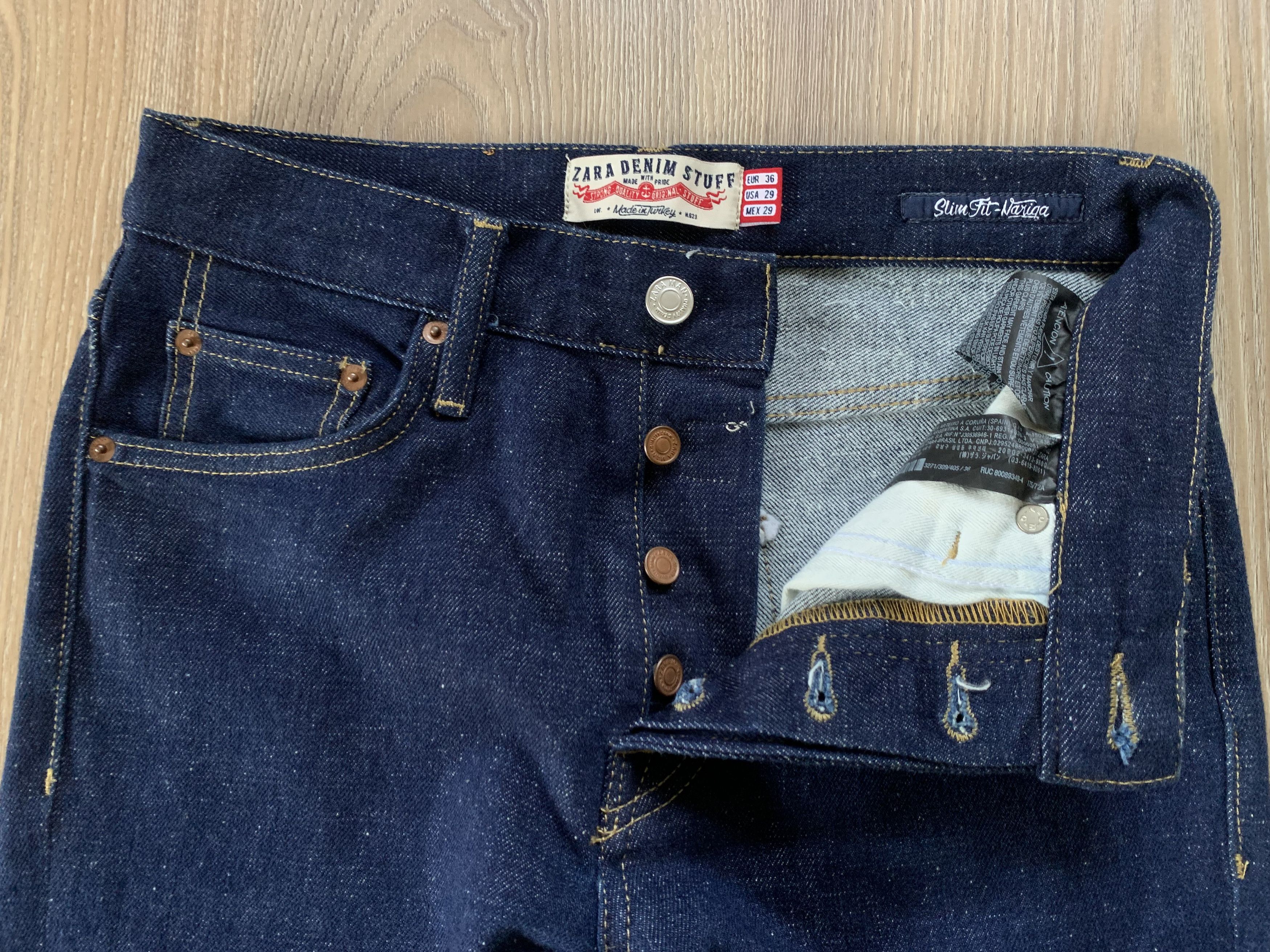 Zara Zara Denim Stuff Raw Jeans Size US 29 - 5 Thumbnail
