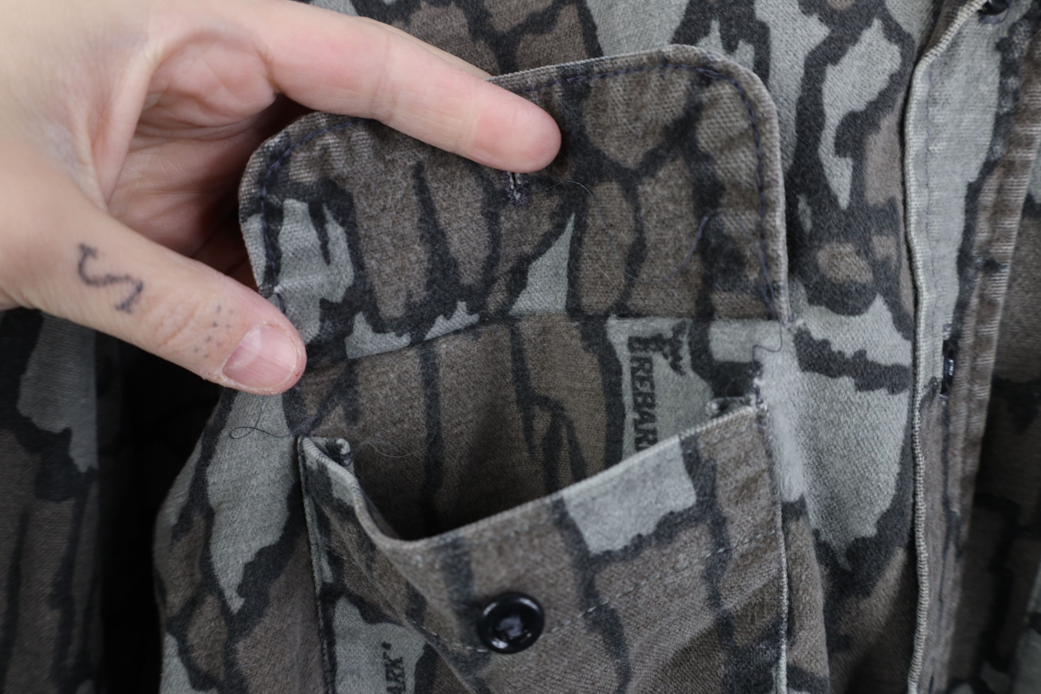 FiveBrother Vintage 70s Five Brother Chamois Cloth Button Shirt USA Size US L / EU 52-54 / 3 - 8 Thumbnail