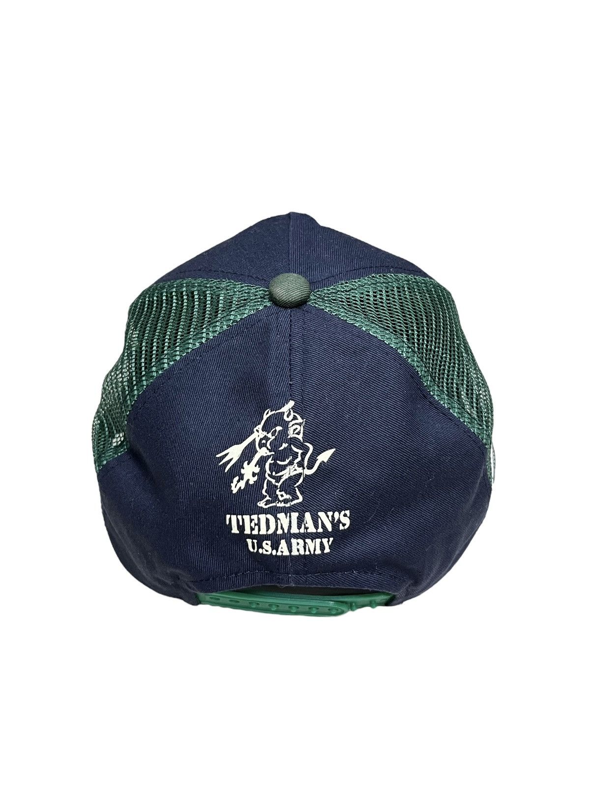 Tedman 🔥Vintage TEDMAN ARMY SPECIAL FORCE Hybrid Trucker Snapback Size ONE SIZE - 10 Thumbnail