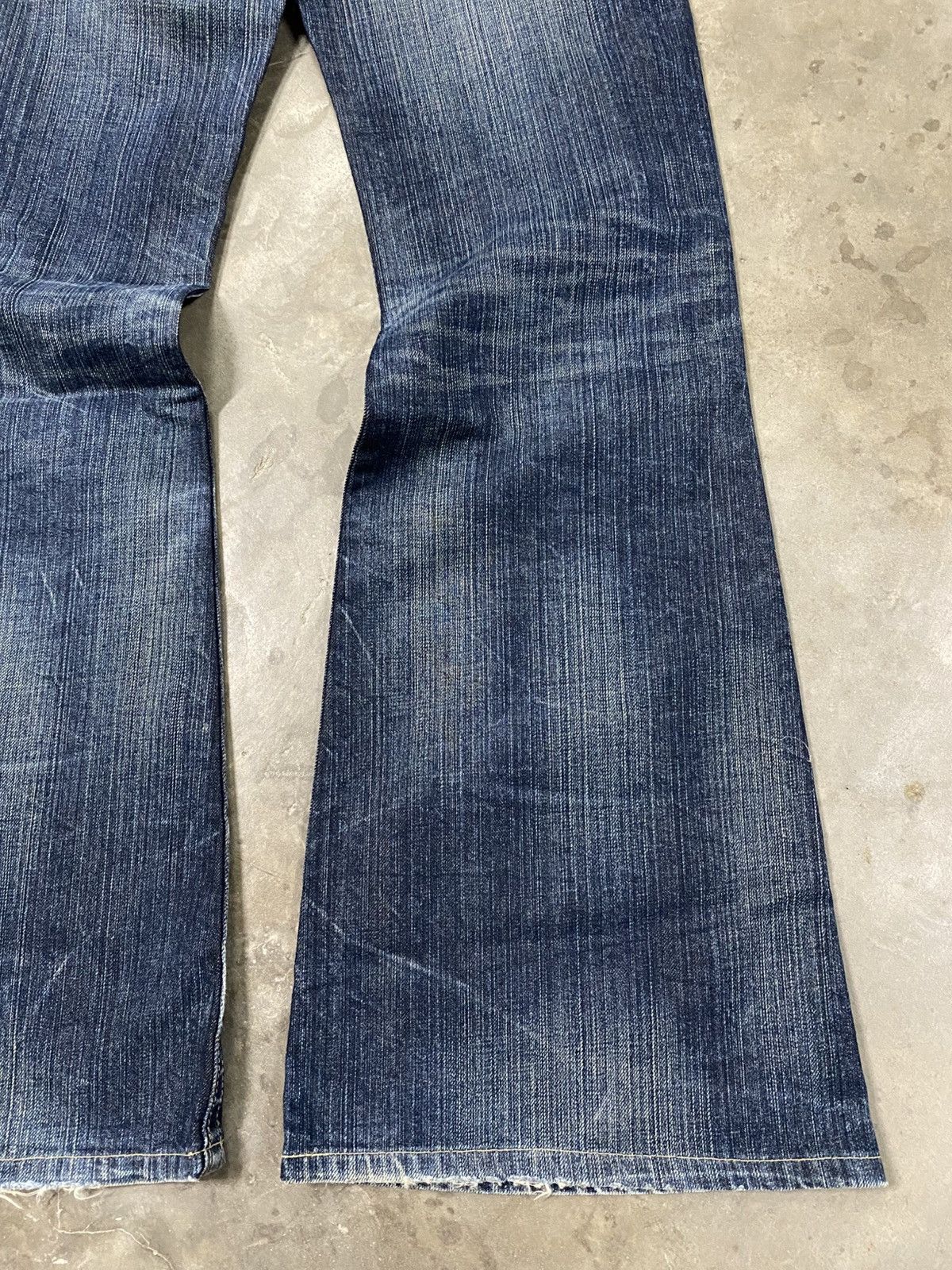 Hysteric Glamour × If Six Was Nine × Tornado Mart Super Flare Jeans Brappers Japan Brand Bootcut Flared @278 Size US 28 / EU 44 - 3 Thumbnail
