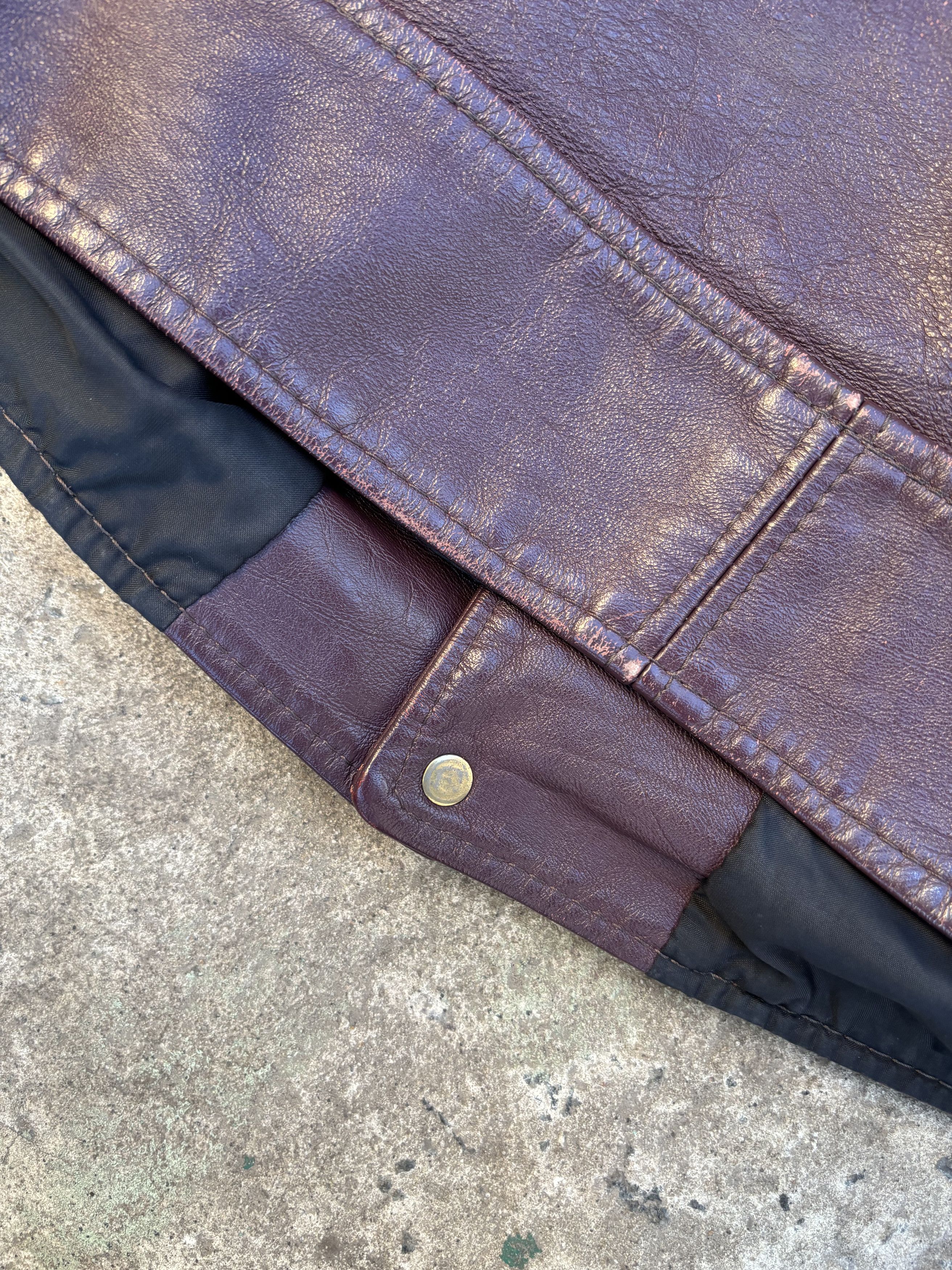 Other Vintage 70s Avon Sportswear Trinity Hockey Leather Jacket Size US L / EU 52-54 / 3 - 22 Thumbnail