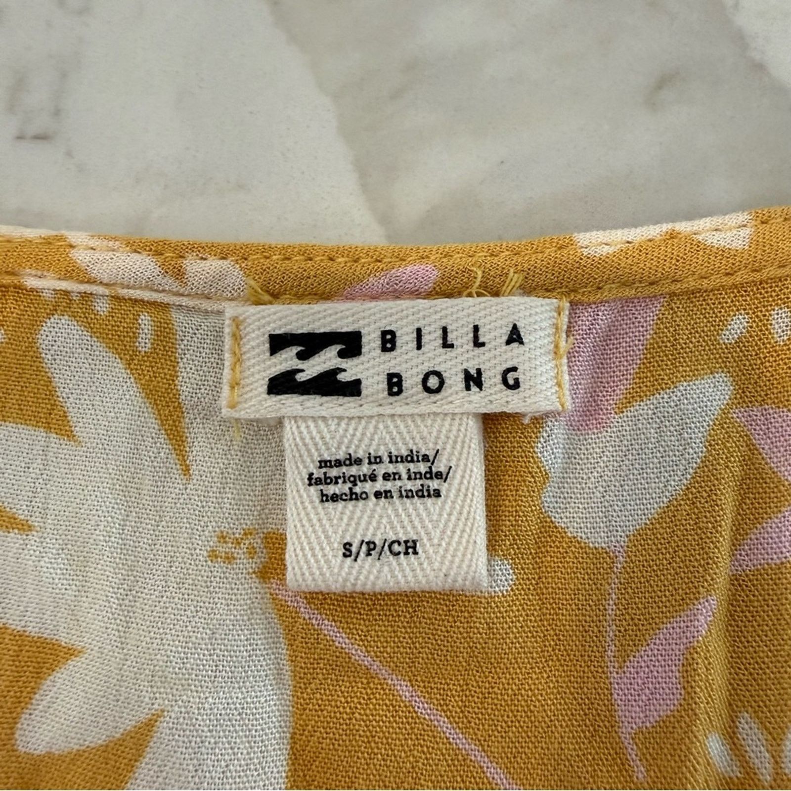 Billabong Billabong NWT Wrap Roll Ruffle Floral Mini Dress Women Small Size S / US 4 / IT 40 - 15 Thumbnail