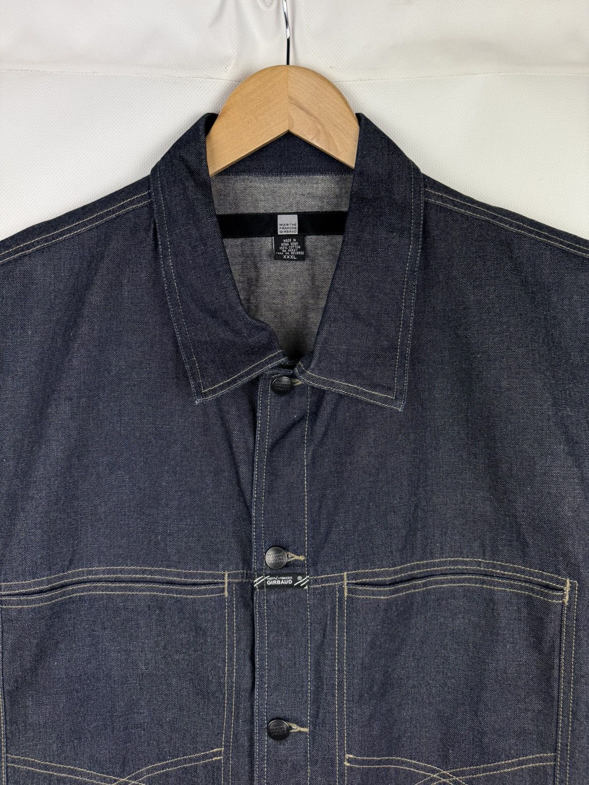 Marithe + Francois Girbaud × Vintage Marithe Francois Girbaud VTG Denim Trucker Vest Jacket Size US XXL / EU 58 / 5 - 8 Thumbnail