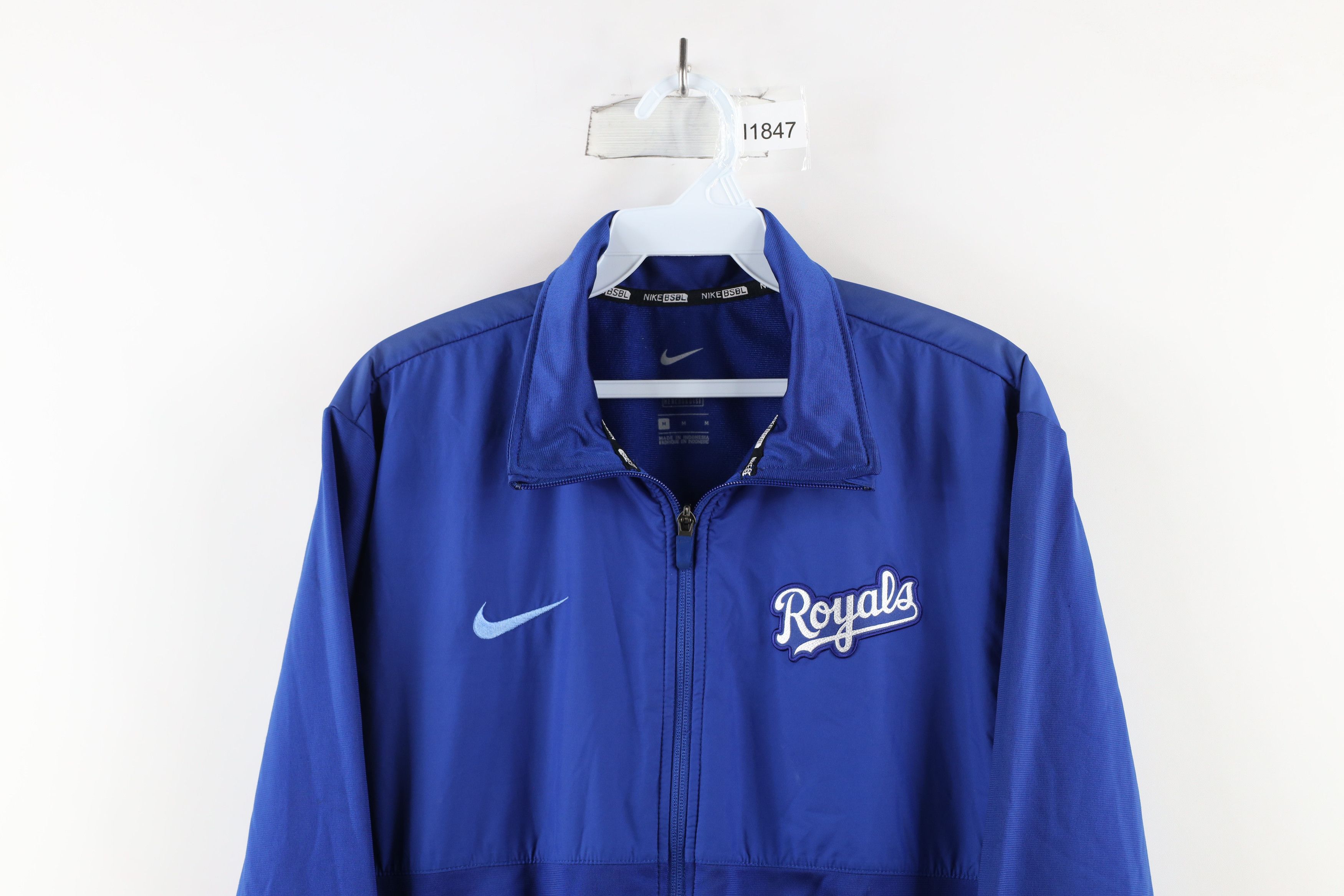 Nike × Vintage Nike Baseball Kansas City Royals Full Zip Jacket Blue Size US M / EU 48-50 / 2 - 2 Thumbnail