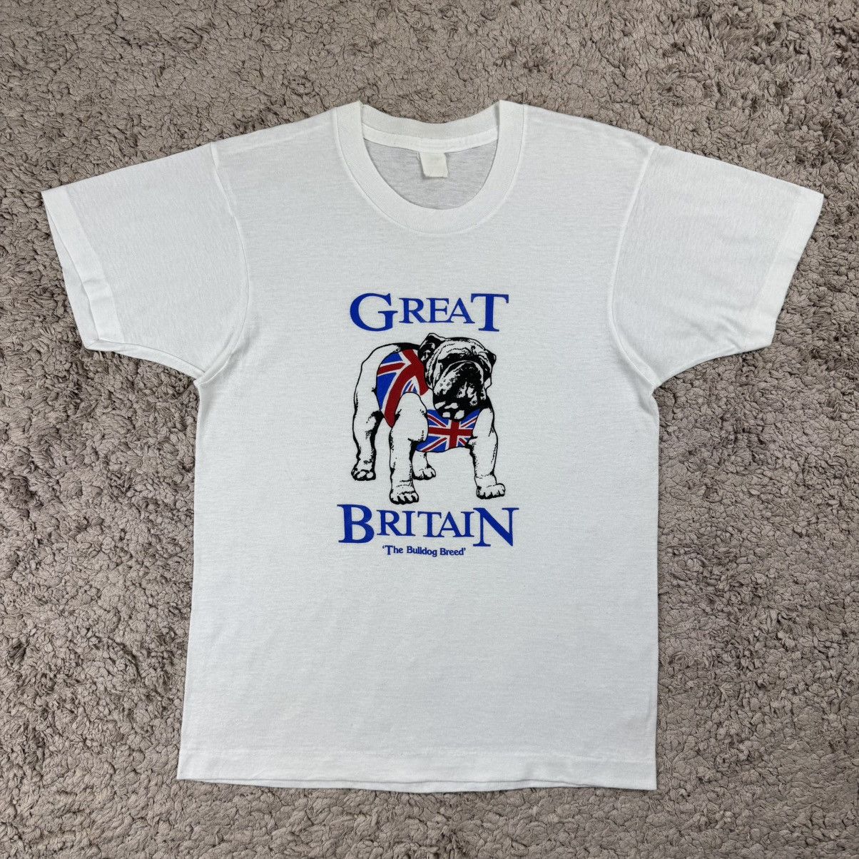 Vintage Vintage 80’s Great Britain The Bulldog Breed Graphic T-shirt Size US M / EU 48-50 / 2 - 1 Thumbnail