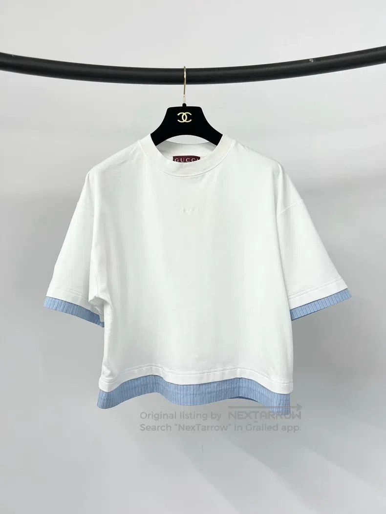 Gucci Gucci 25 new fake two-piece stitched short-sleeved T-shirt Size XS / US 0-2 / IT 36-38 - 1 Thumbnail