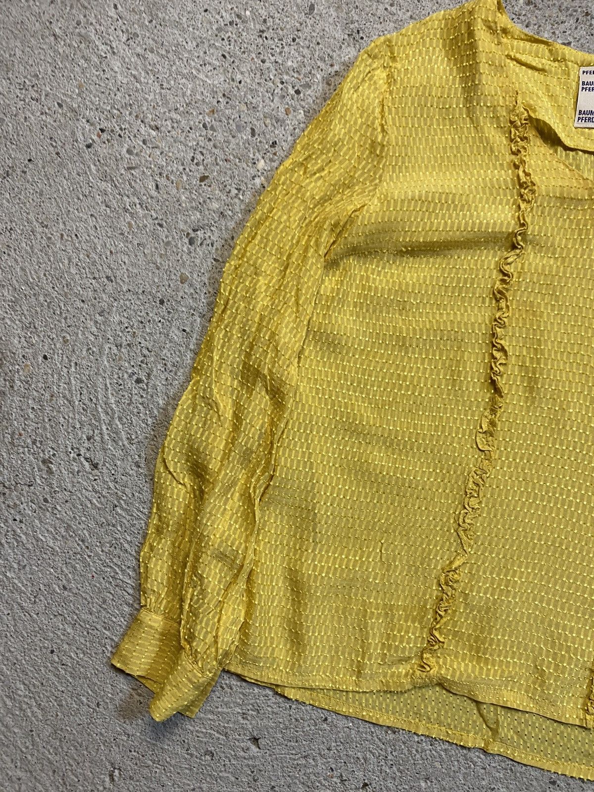 Baum und Pferdgarten Baum und pferdgarten blouse viscose yellow summer Size L / US 10 / IT 46 - 3 Thumbnail