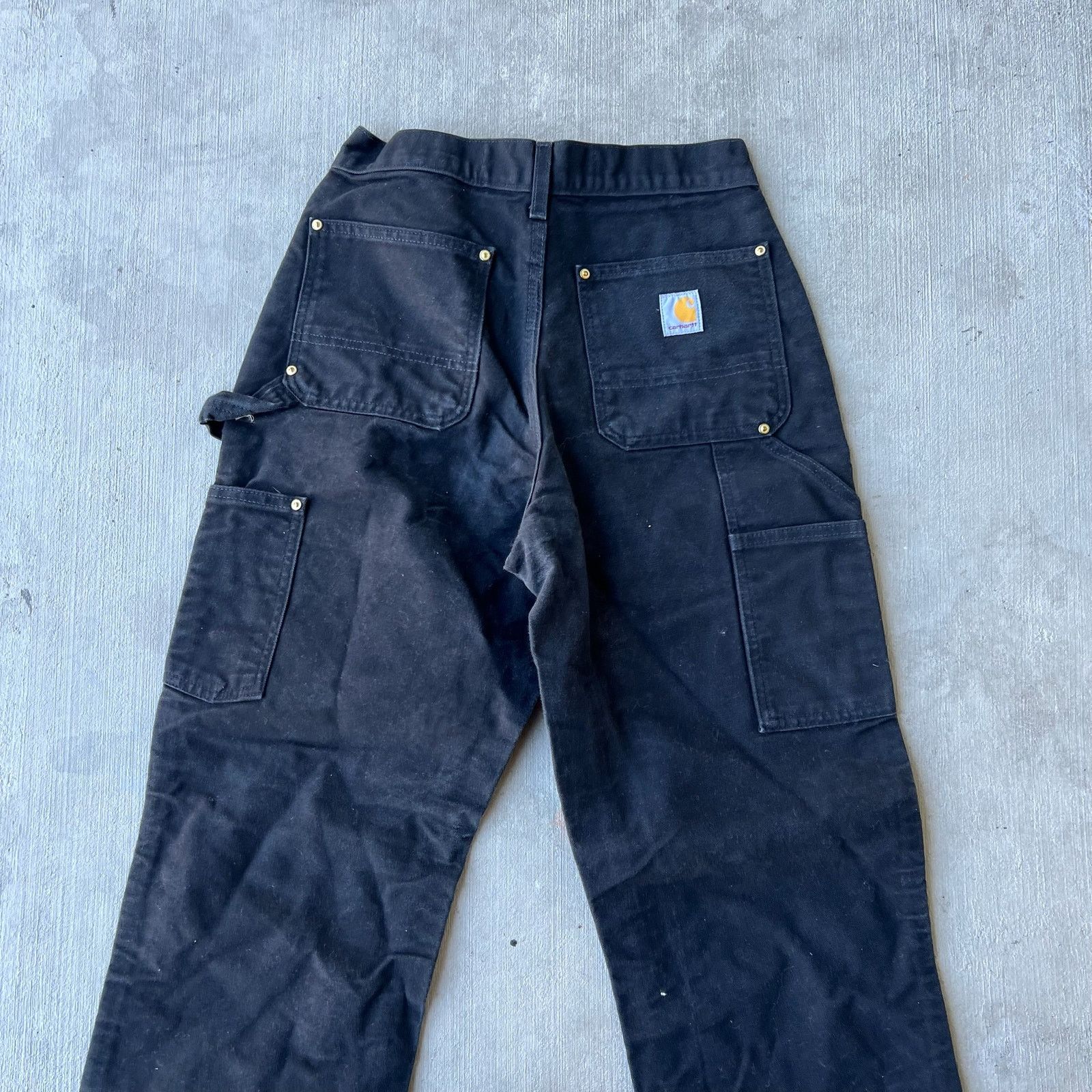 Carhartt × Vintage Carhartt black double knee work wear carpenter pants Size US 28 / EU 44 - 6 Thumbnail