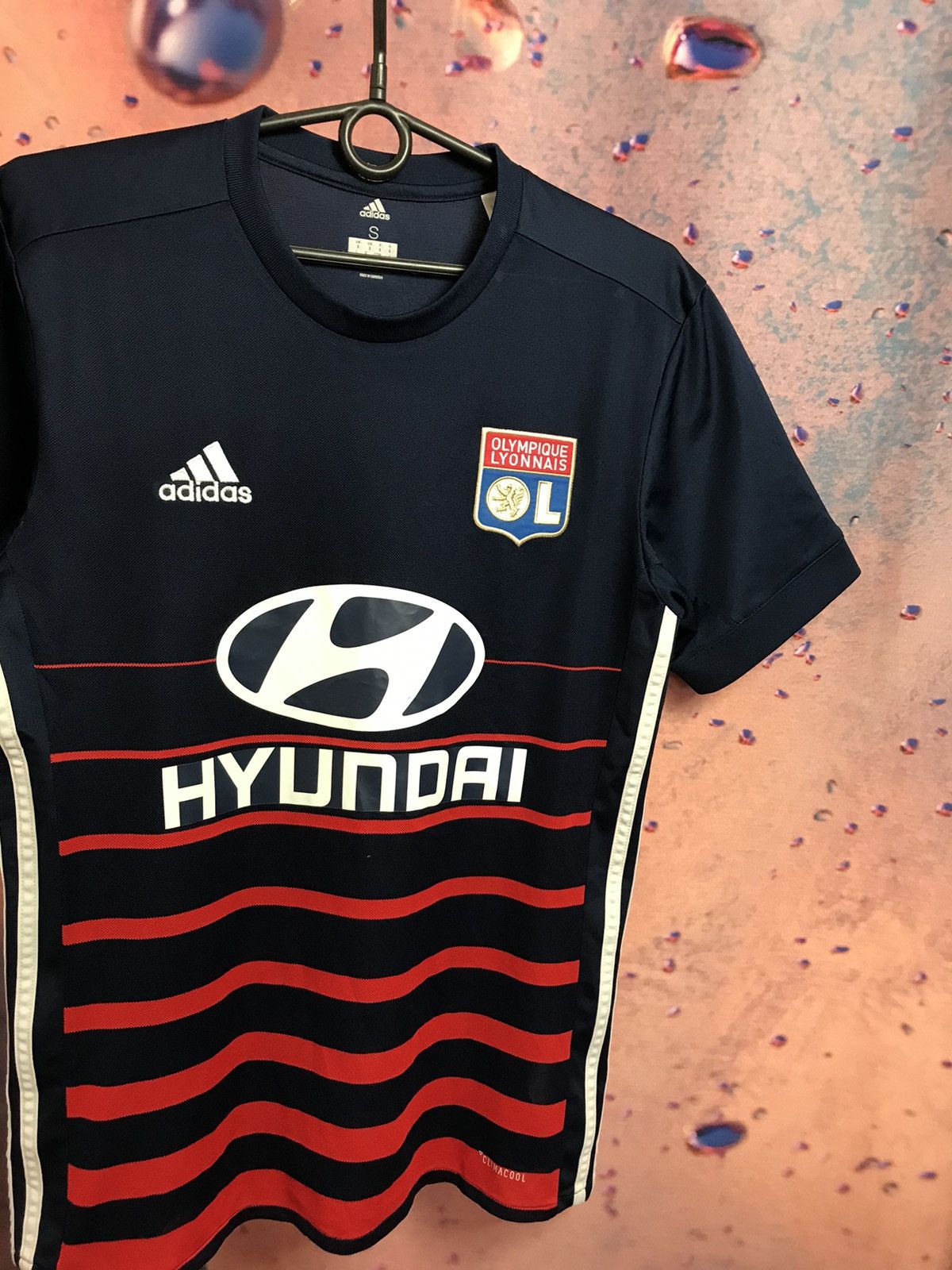 Adidas Olympique Lyonnais Lyon soccer jersey Size US S / EU 44-46 / 1 - 2 Thumbnail