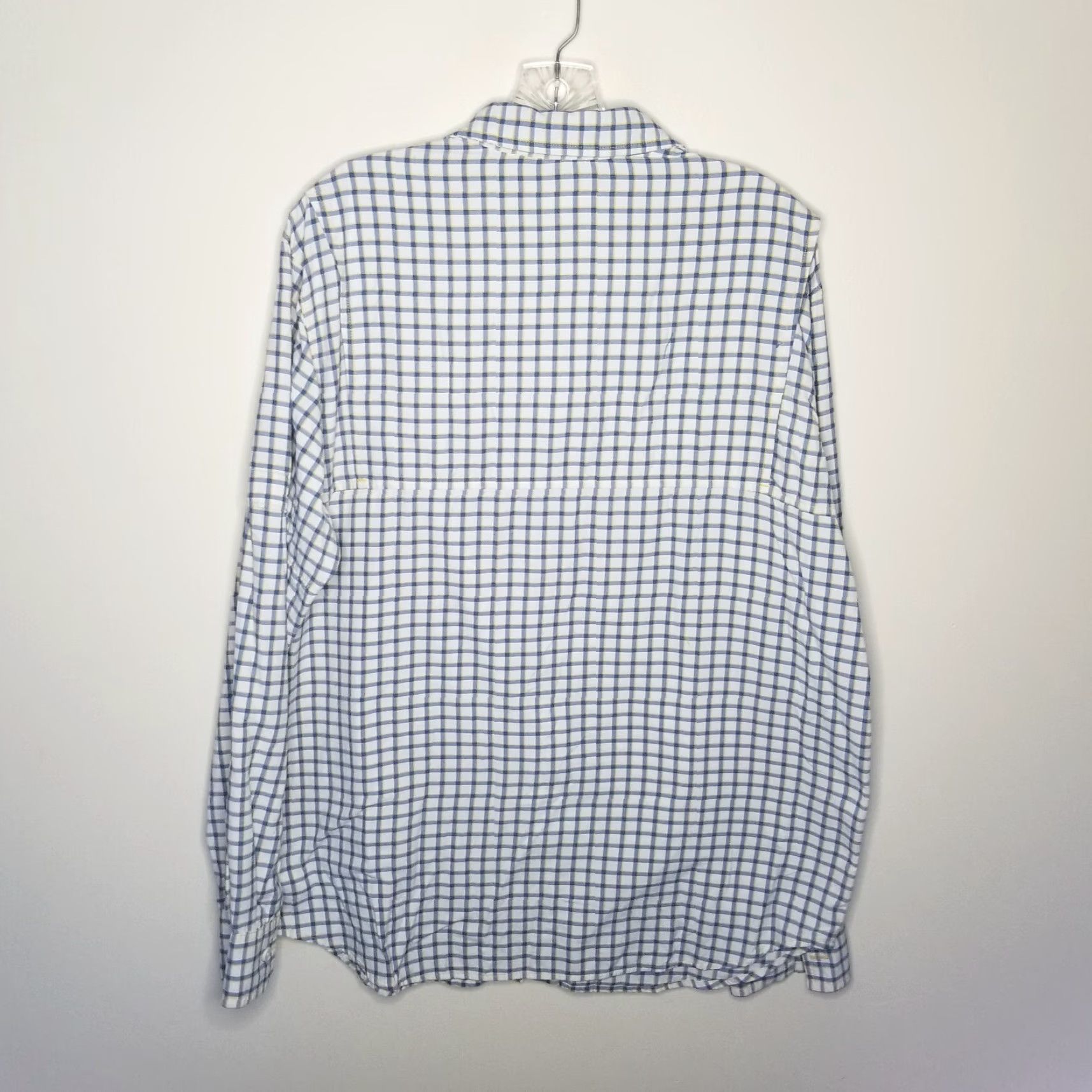 Vintage COLUMBIA Men's Long Sleeve Button-Up Shirt White Blue Plaid Size L Size US L / EU 52-54 / 3 - 5 Thumbnail