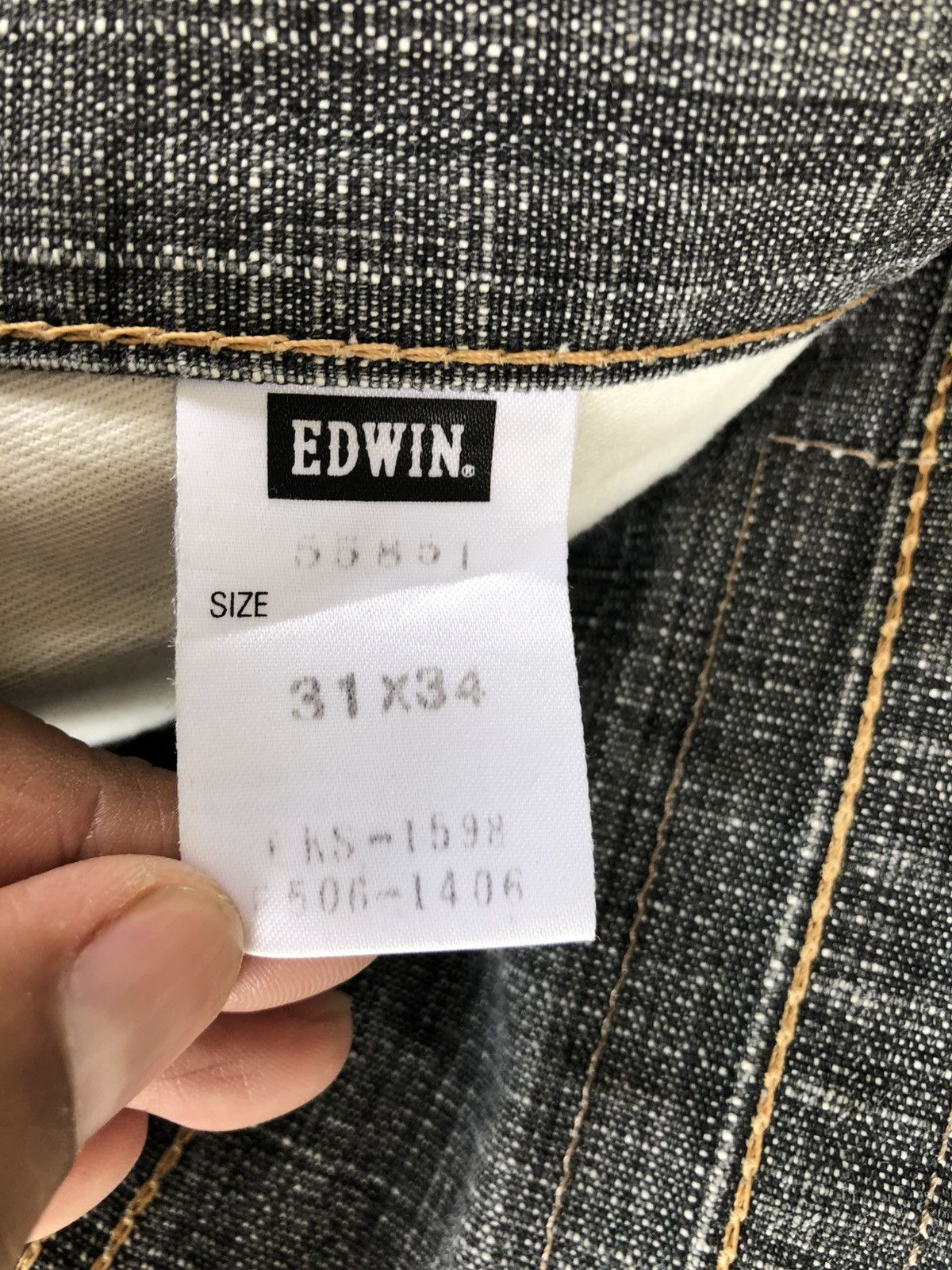 If Six Was Nine Edwin Flare Jeans Distressed Jeans Loose Size US 31 - 19 Thumbnail