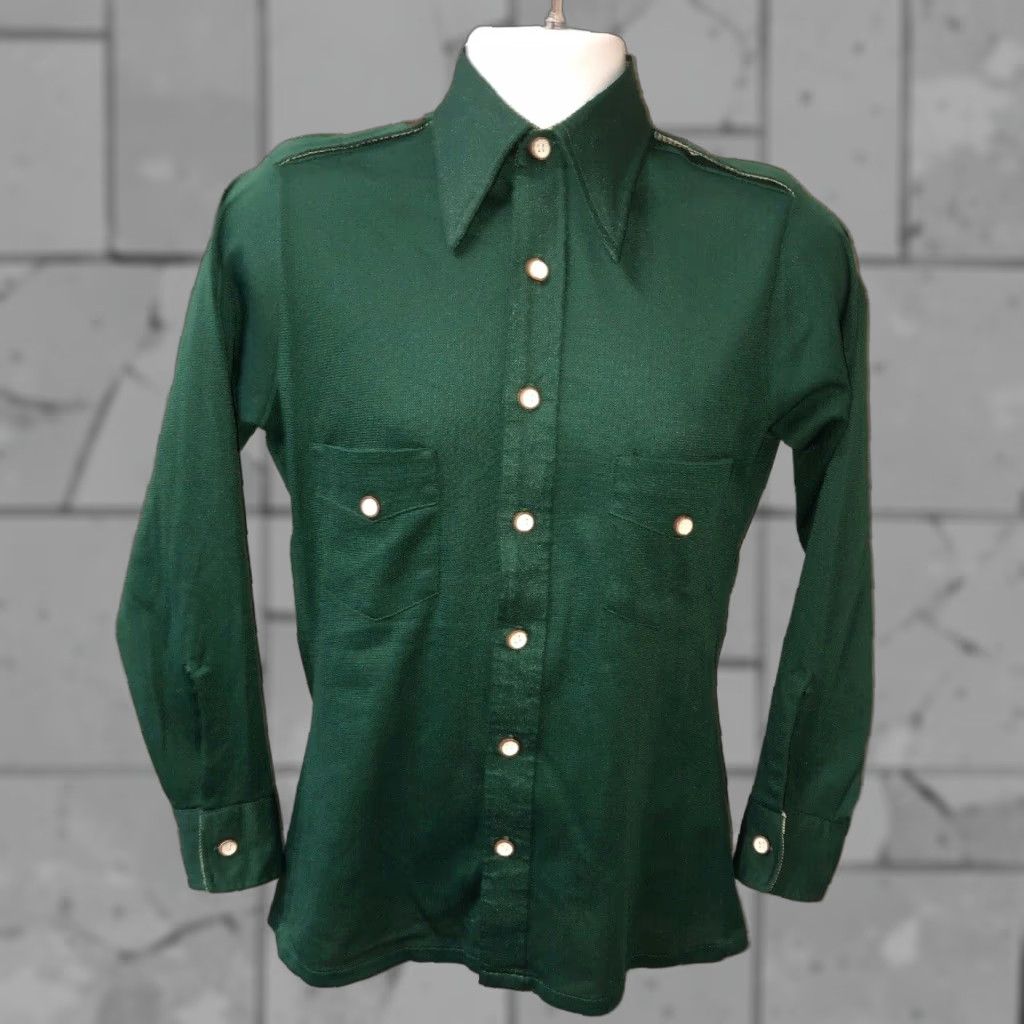 Vintage VINTAGE Bonds Knit Collection Shirt Mens Small Green Long Sleeve Button-Front Knit Shirt Size S Size US S / EU 44-46 / 1 - 1 Thumbnail