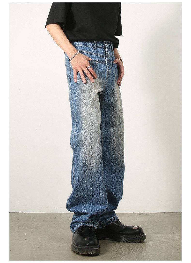 Japanese Brand × Jean Men's vintage distressed jeans with pocket design Size US 32 / EU 48 - 4 Thumbnail