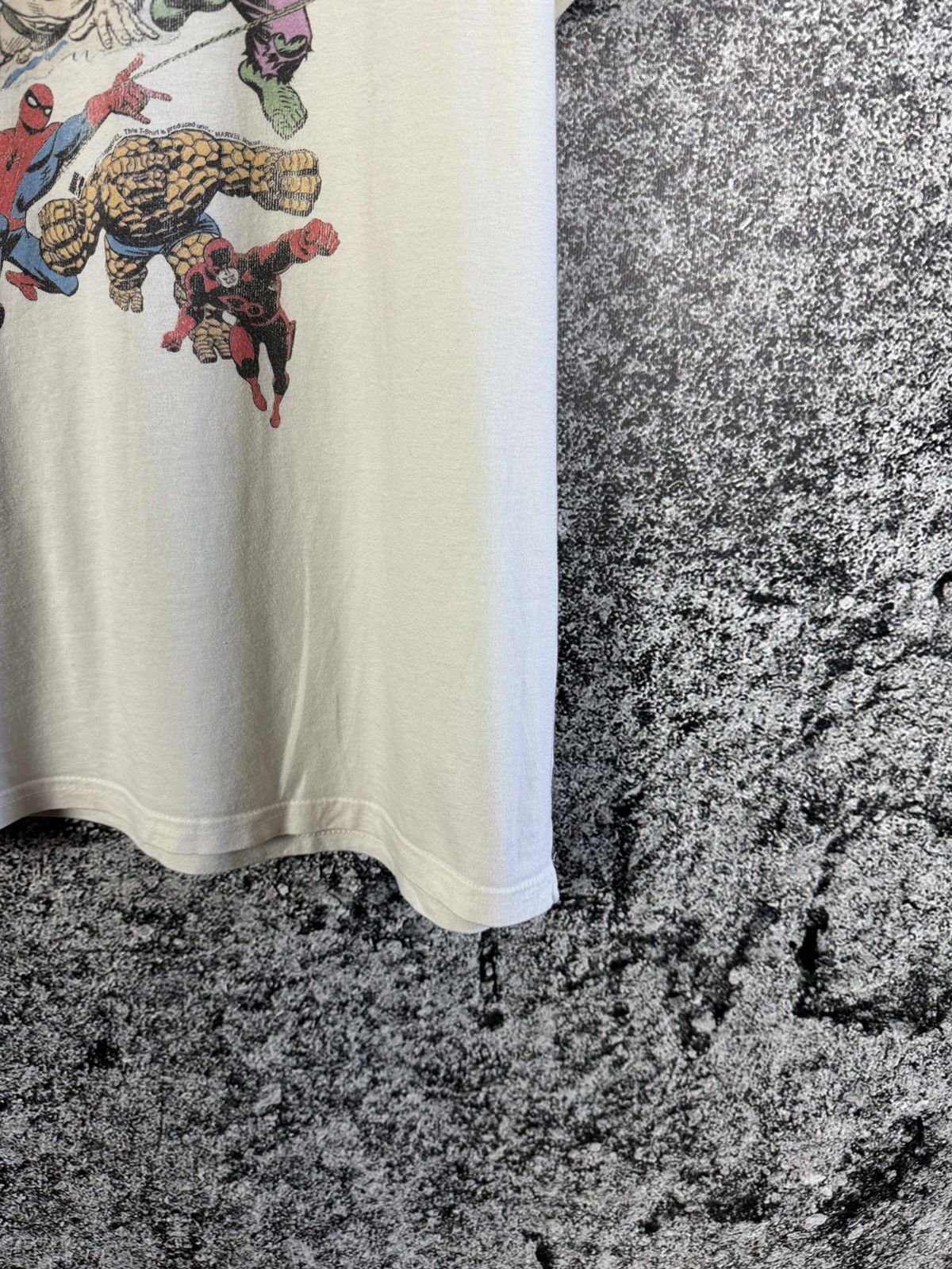 Marvel Comics Marvel Super-Heroes Vintage Tee Big Logo Made in USA Size L Size US L / EU 52-54 / 3 - 5 Thumbnail