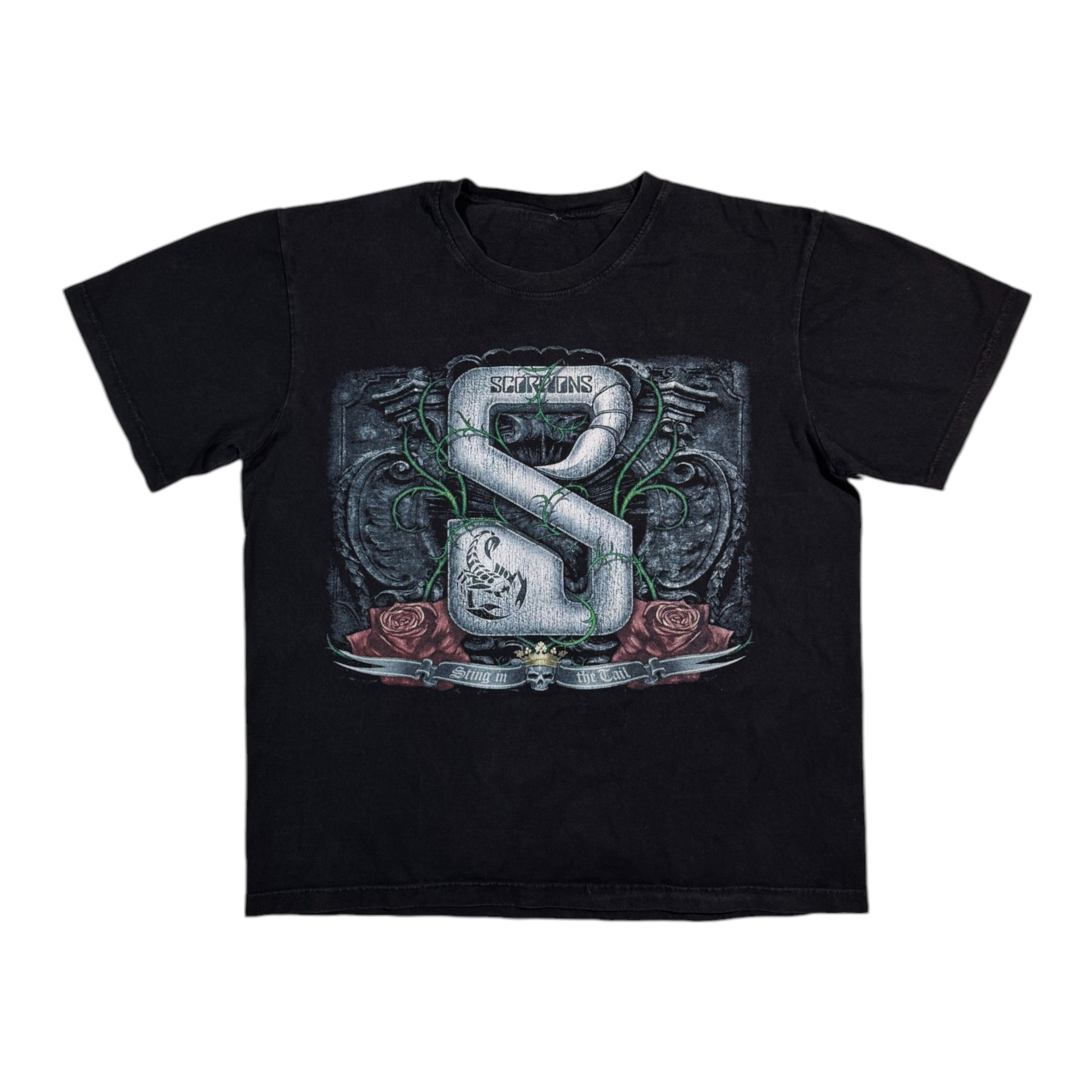 Band Tees × Vintage Vintage Scorpions T-shirt Band Black Tee L Size US L / EU 52-54 / 3 - 1 Thumbnail