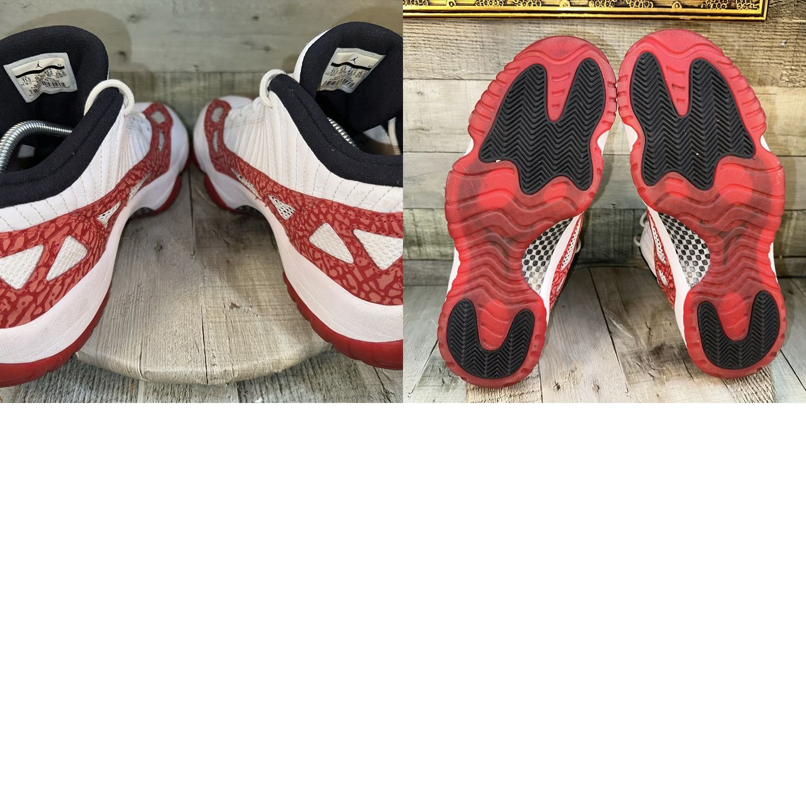 Nike Nike Air Jordan 11 Low Retro IE Gym Red White 919712-101 Mens Sneaker 11.5 Low Top Leather Comfort Retro Colorful Basketball 2017 Size US 12 / EU 45 - 8 Thumbnail