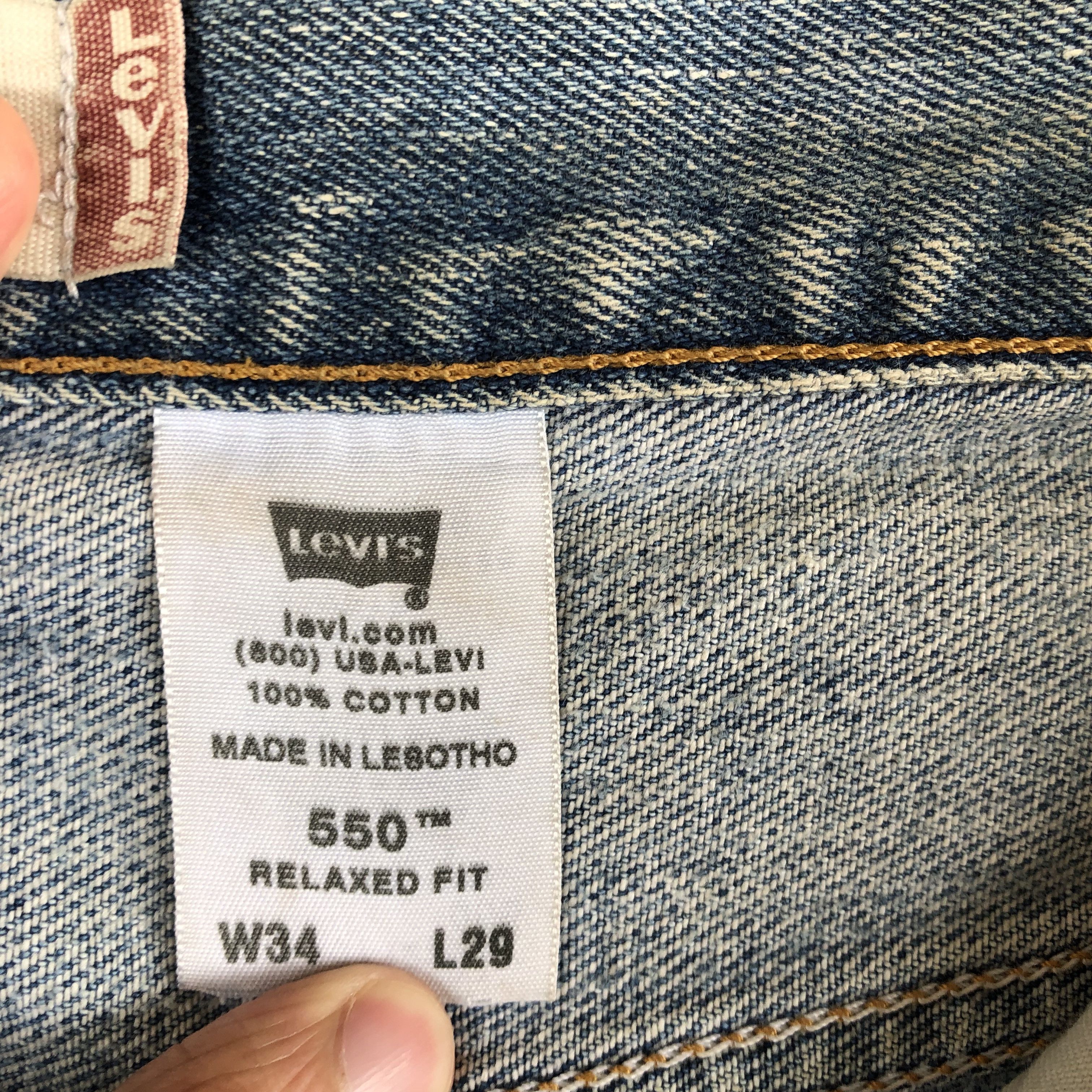 Levi's Vintage Levis 560 Distressed Dirty Jeans Levis Rusty Denim Size US 34 / EU 50 - 9 Thumbnail