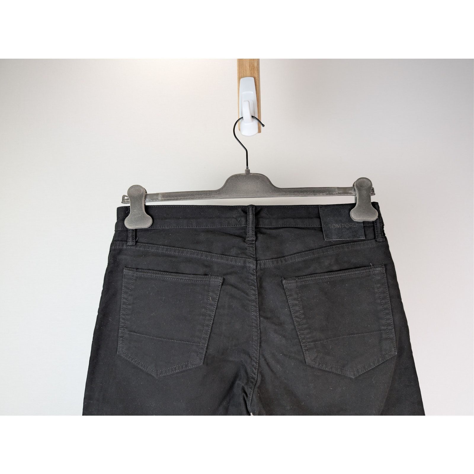 Tom Ford o1rshd1 Slim Fit Denim Jeans in Black Size US 32 / EU 48 - 12 Thumbnail