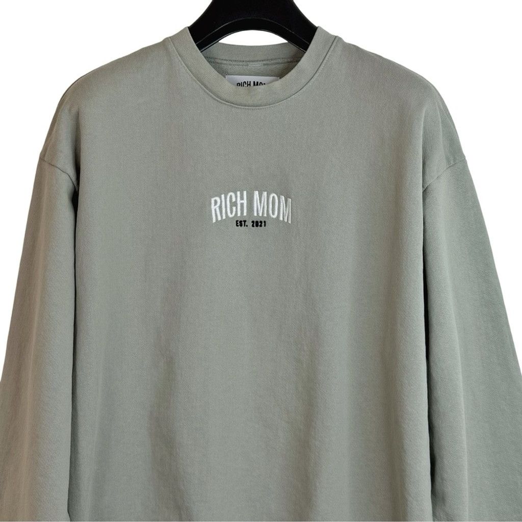 Other RICH MOM GEAR Women's Light Olive Heavyweight Sweatshirt L Size L / US 10 / IT 46 - 1 Thumbnail