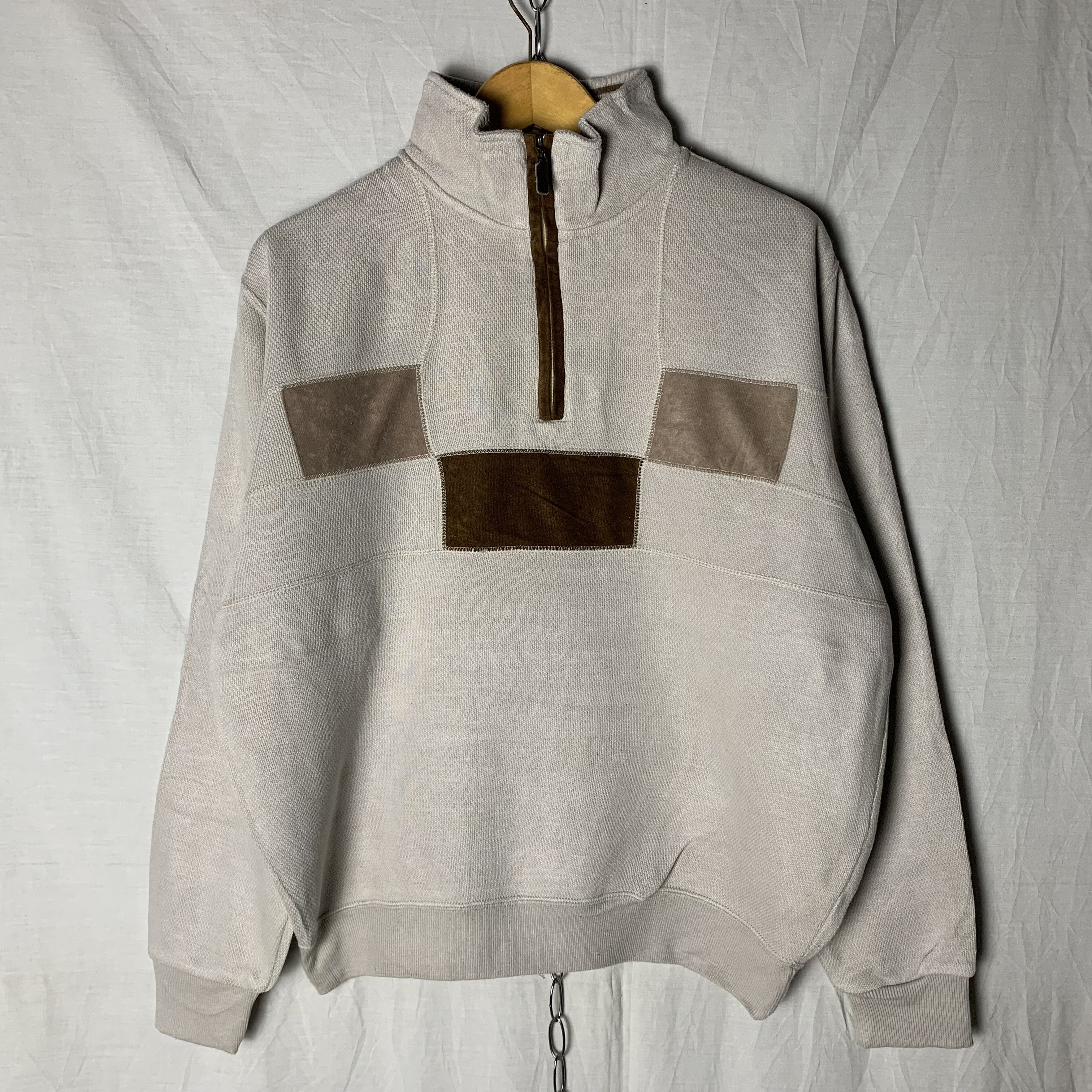 Lindbergh Vintage Lindbergh Classic Halfzip Sweatshirt Crewneck Jumper Size US L / EU 52-54 / 3 - 1 Thumbnail
