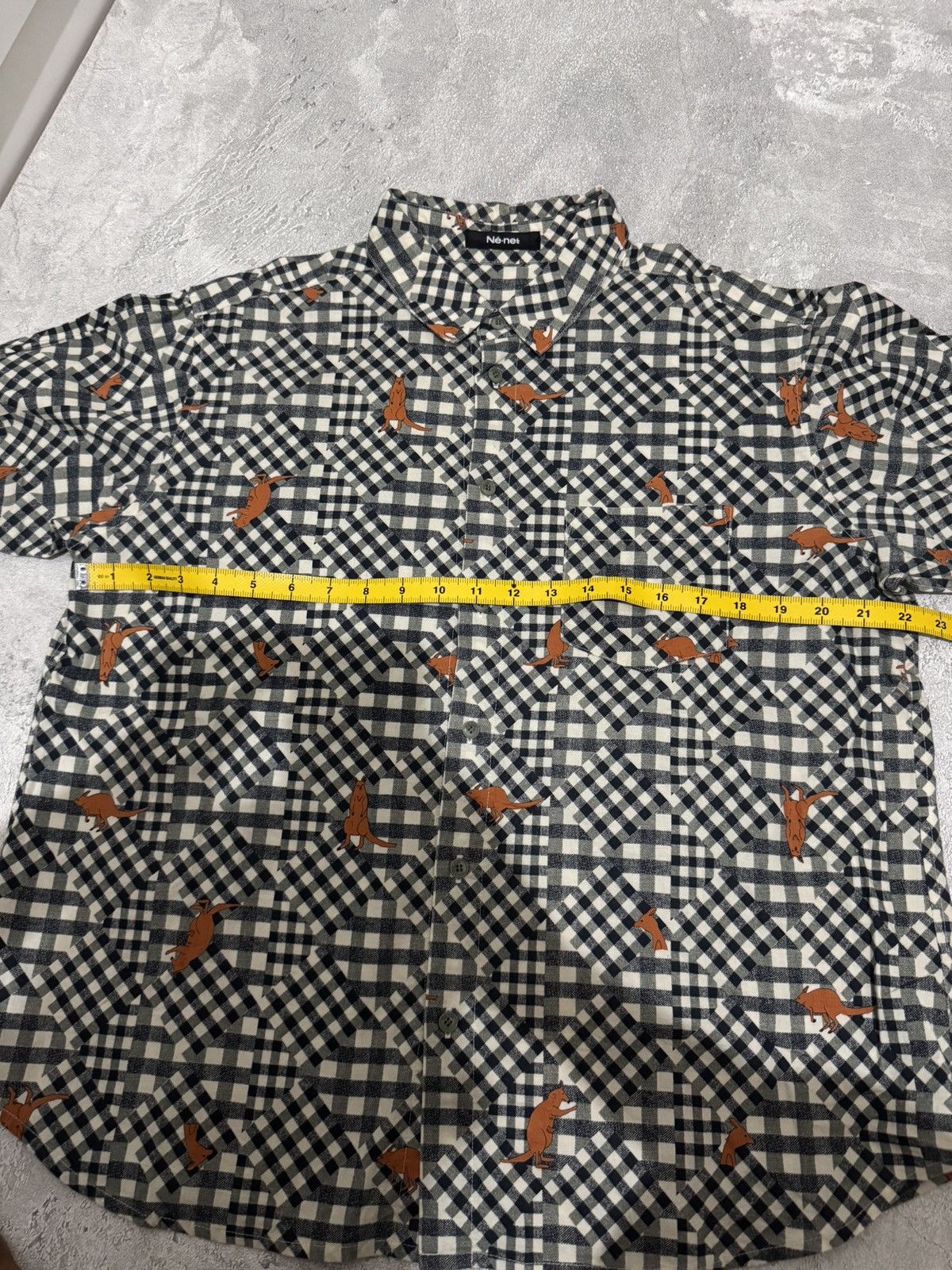 Ne-Net Ne-net issey miyake plaid shirt Size US M / EU 48-50 / 2 - 8 Thumbnail