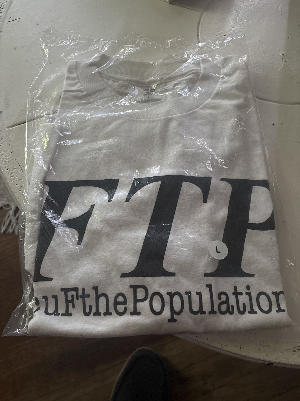 Fuck The Population KcuF the Population Original design T shirt 10Y/A Re-Release Size US L / EU 52-54 / 3 - 1 Thumbnail