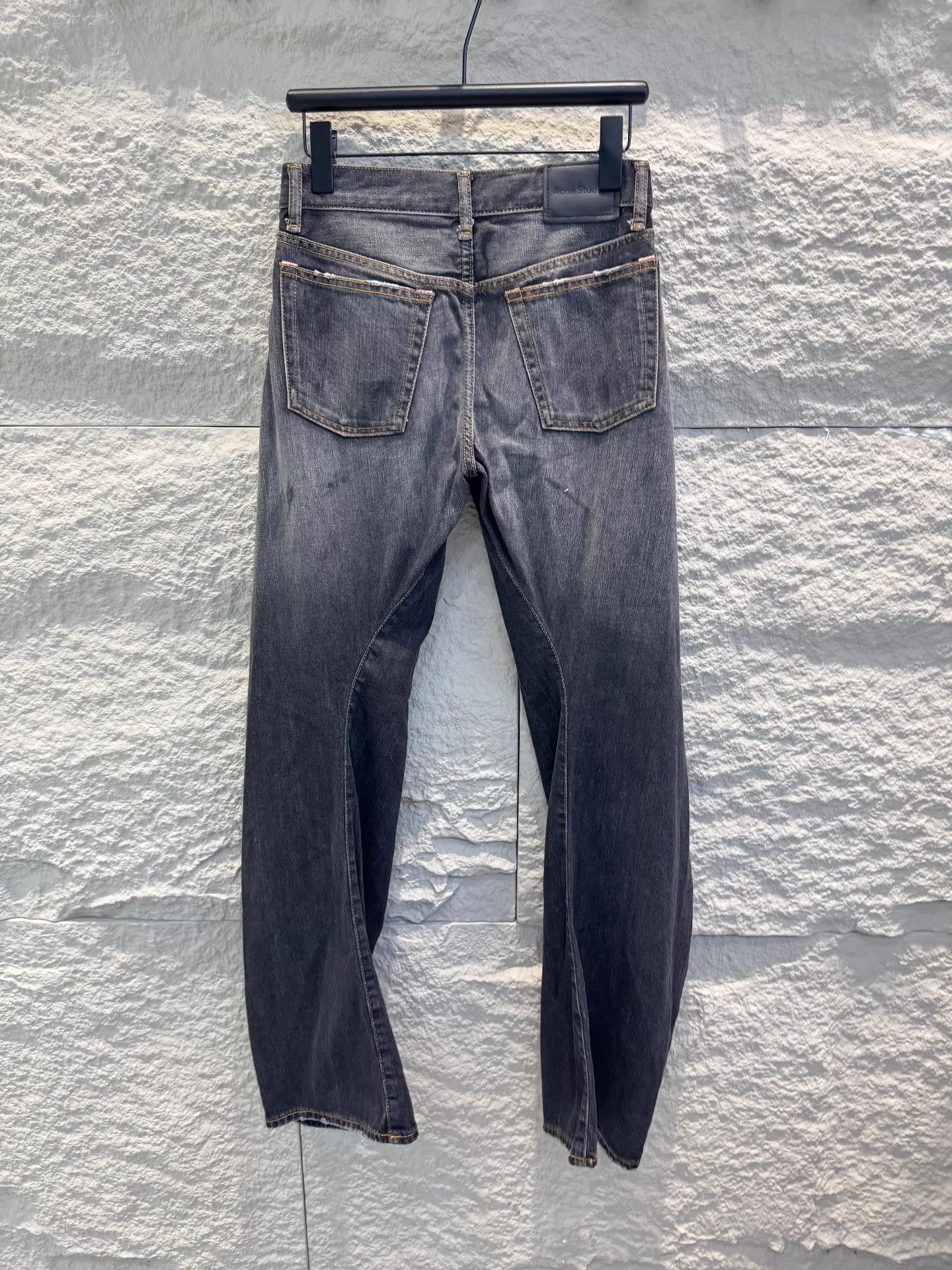 Acne Studios Acne SS25 2006F Drip Dye LR WL Jeans Women's 24 Size 24" / US 00 / IT 34 - 3 Thumbnail