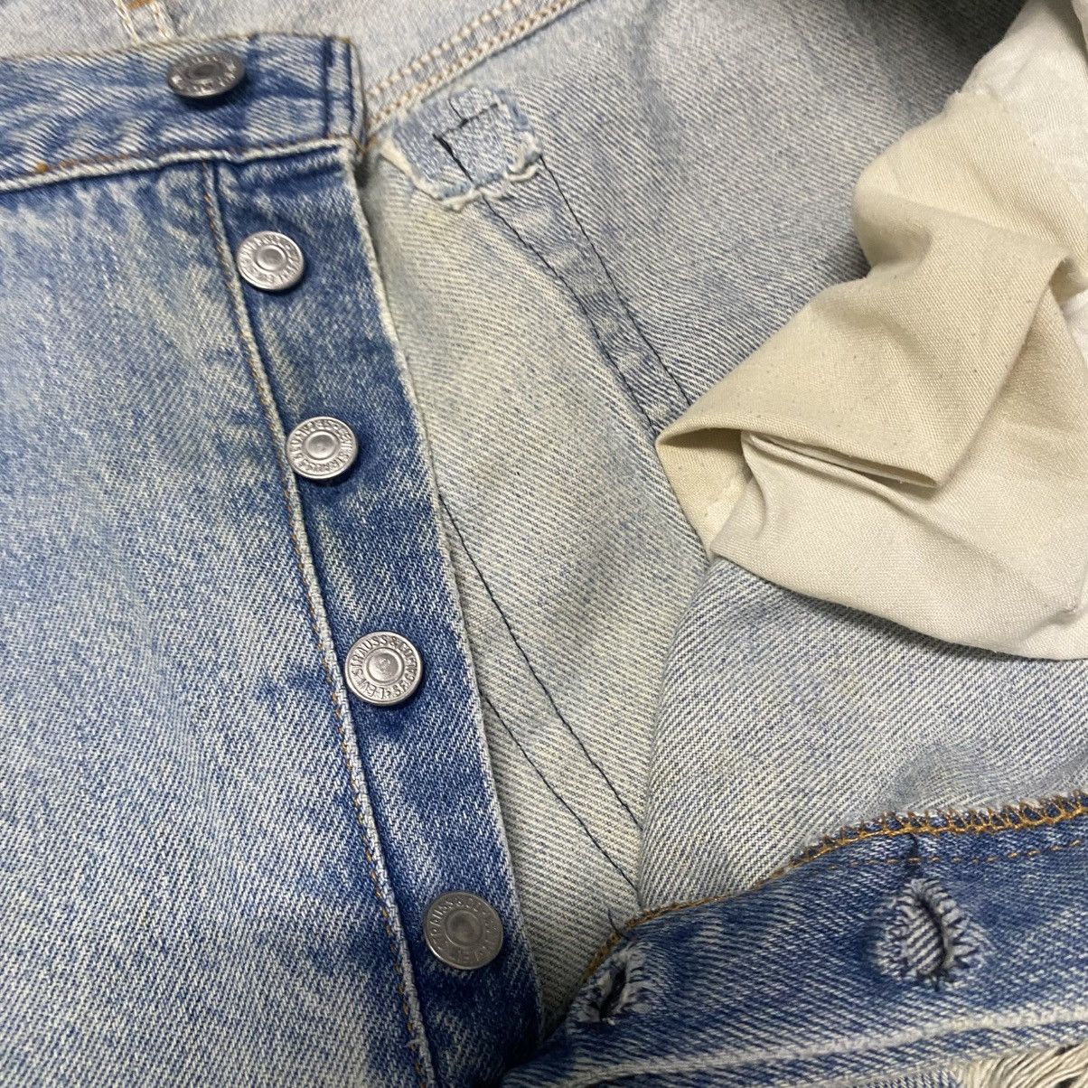 Beams Japan × Levi's Rebuid By Kalimera Levis 501 Patchwork Distressed Jeans Size US 32 / EU 48 - 22 Thumbnail