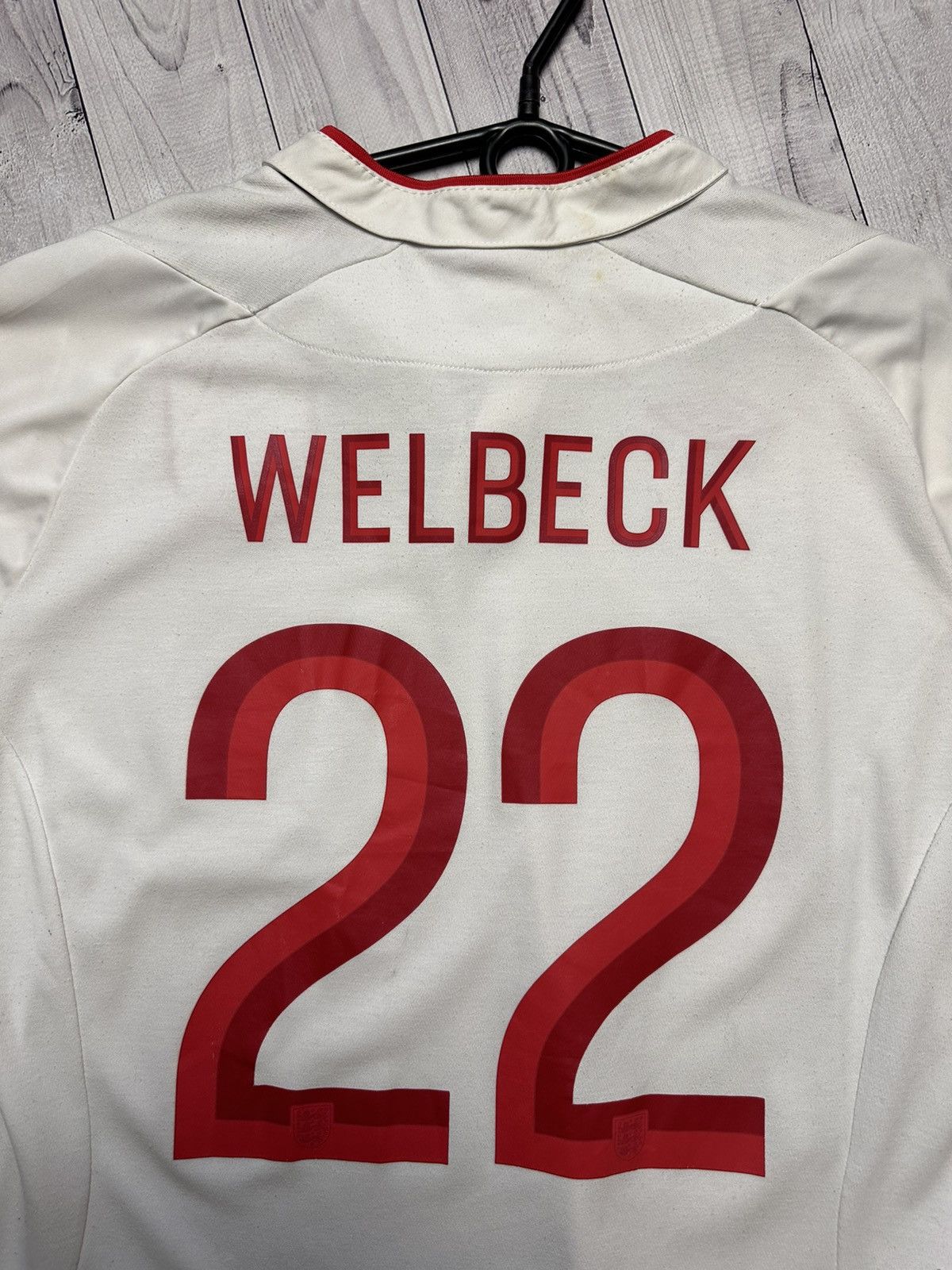 Umbro Vintage Umbro England soccer jersey size M 22 Welbeck Size US M / EU 48-50 / 2 - 4 Thumbnail
