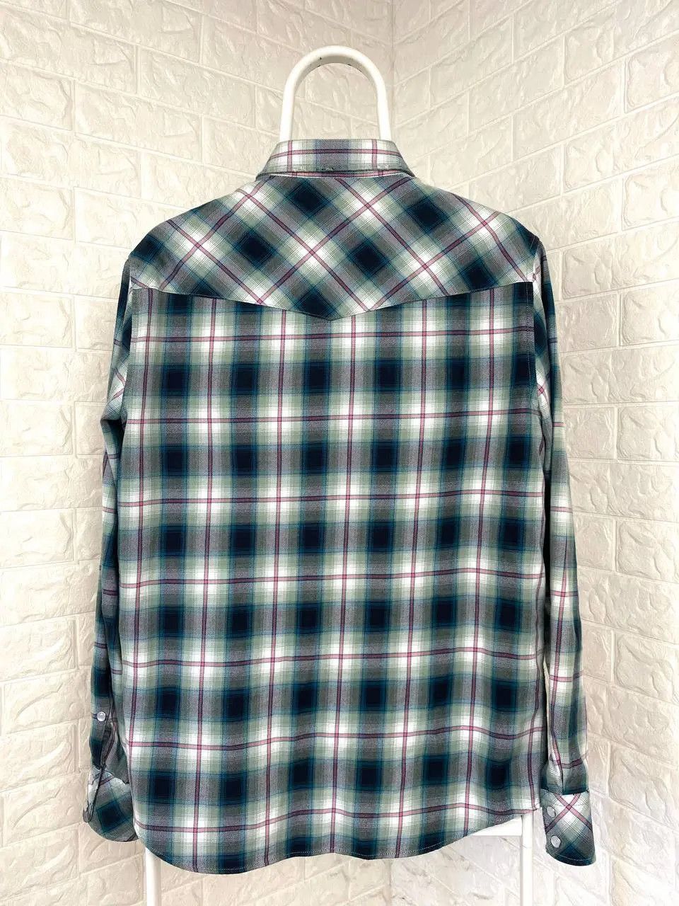 Diesel Vintage Diesel Snap Button Western Shirt Plaid Long Sleeve Size US M / EU 48-50 / 2 - 5 Thumbnail