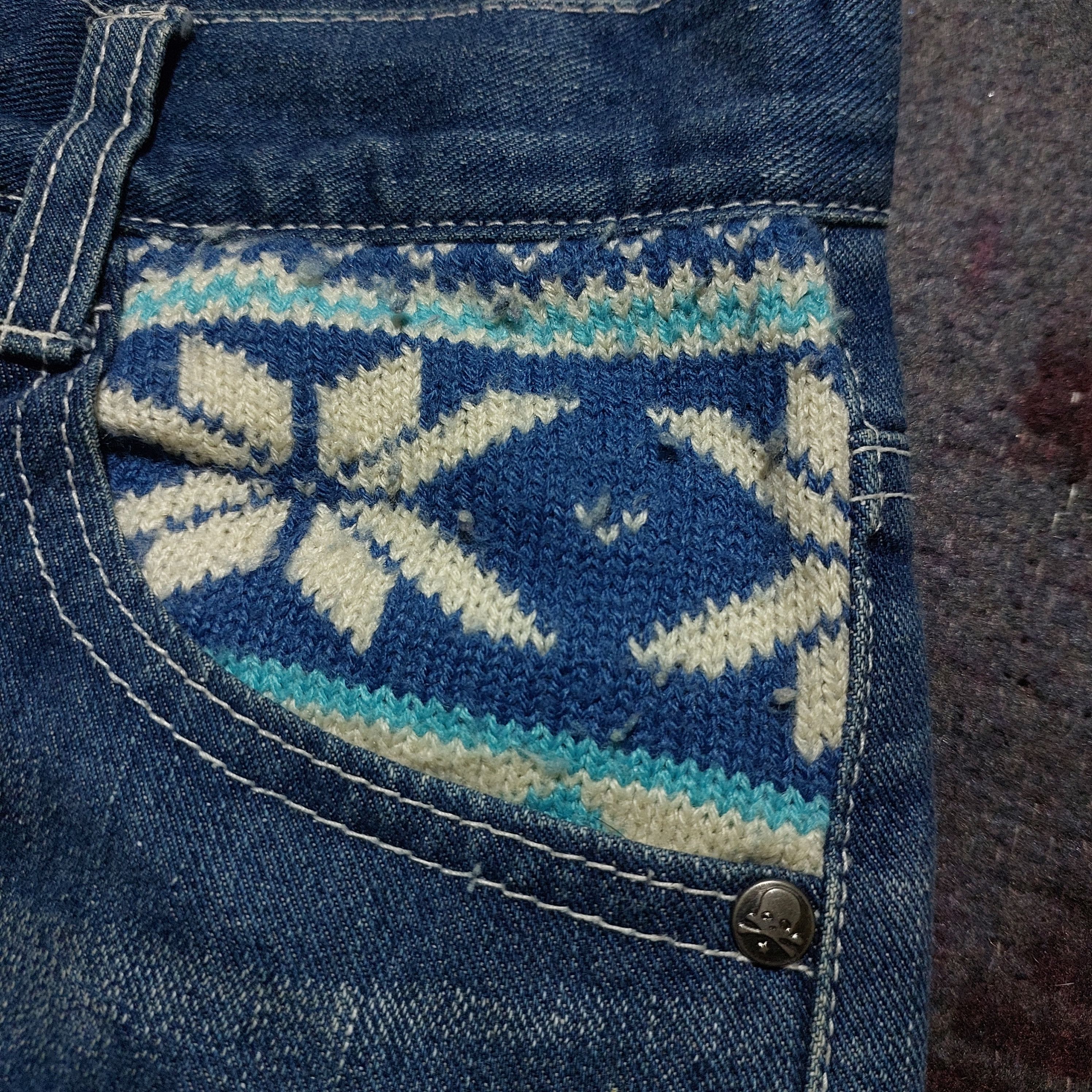 Japanese Brand BA-TSUSTUDIO navajo pocket wol blue jeans Size US 30 / EU 46 - 10 Thumbnail
