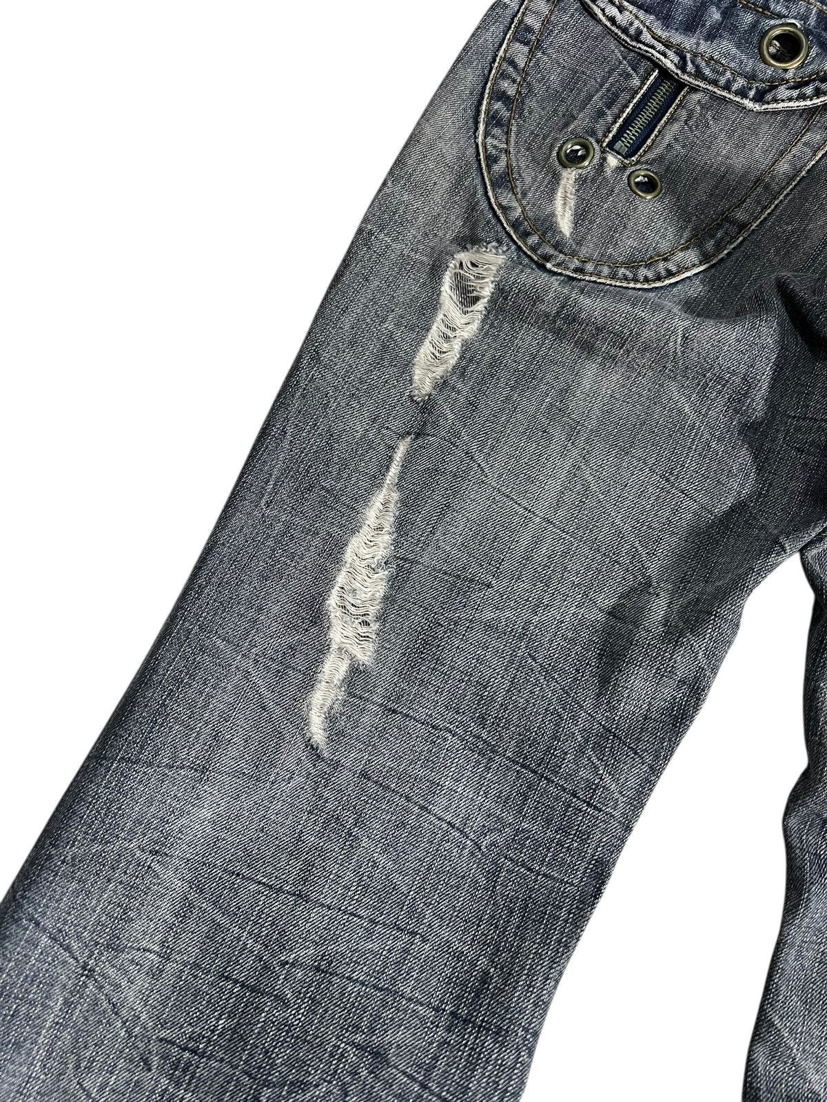 semanticdesign 💥FLARE💥SEMANTIC DESIGNS DISTRESS DENIM JEAN Size US 30 / EU 46 - 12 Thumbnail