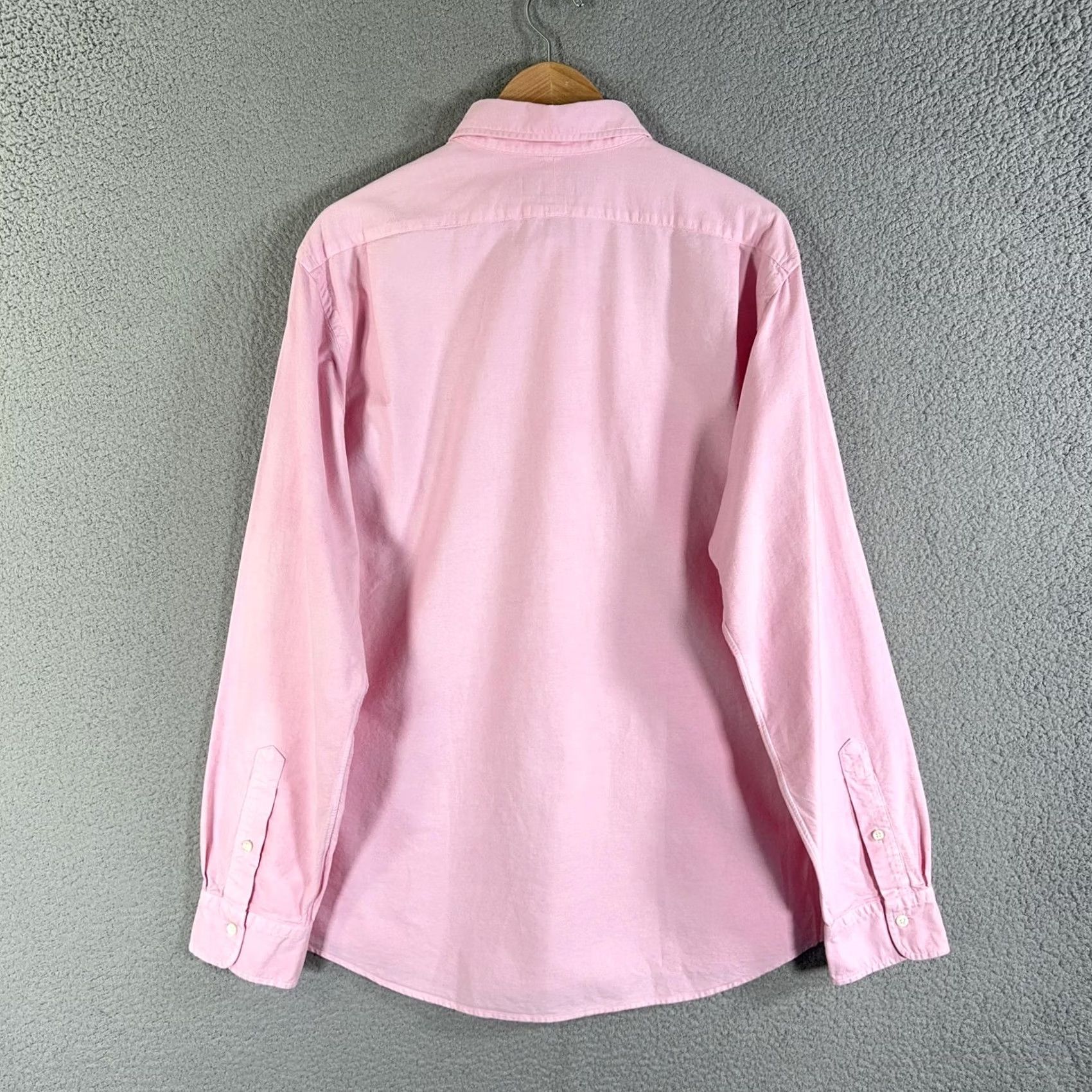 Polo Ralph Lauren Polo Ralph Lauren Shirt Mens 2XL Custom Fit Oxford Long Sleeve Sport Pony Logo Pink Size US XXL / EU 58 / 5 - 2 Thumbnail