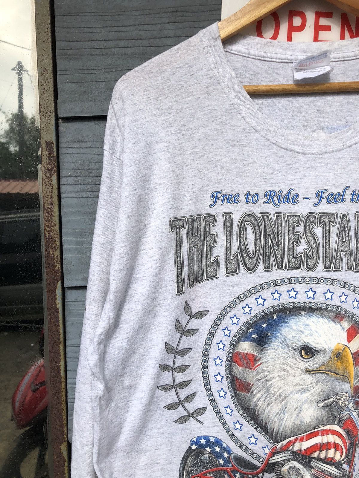 Harley Davidson × Vintage 🔥Vintage Y2K🔥Lone Star Rally Chopper 2004 Texas Longsleeve Size US L / EU 52-54 / 3 - 6 Thumbnail