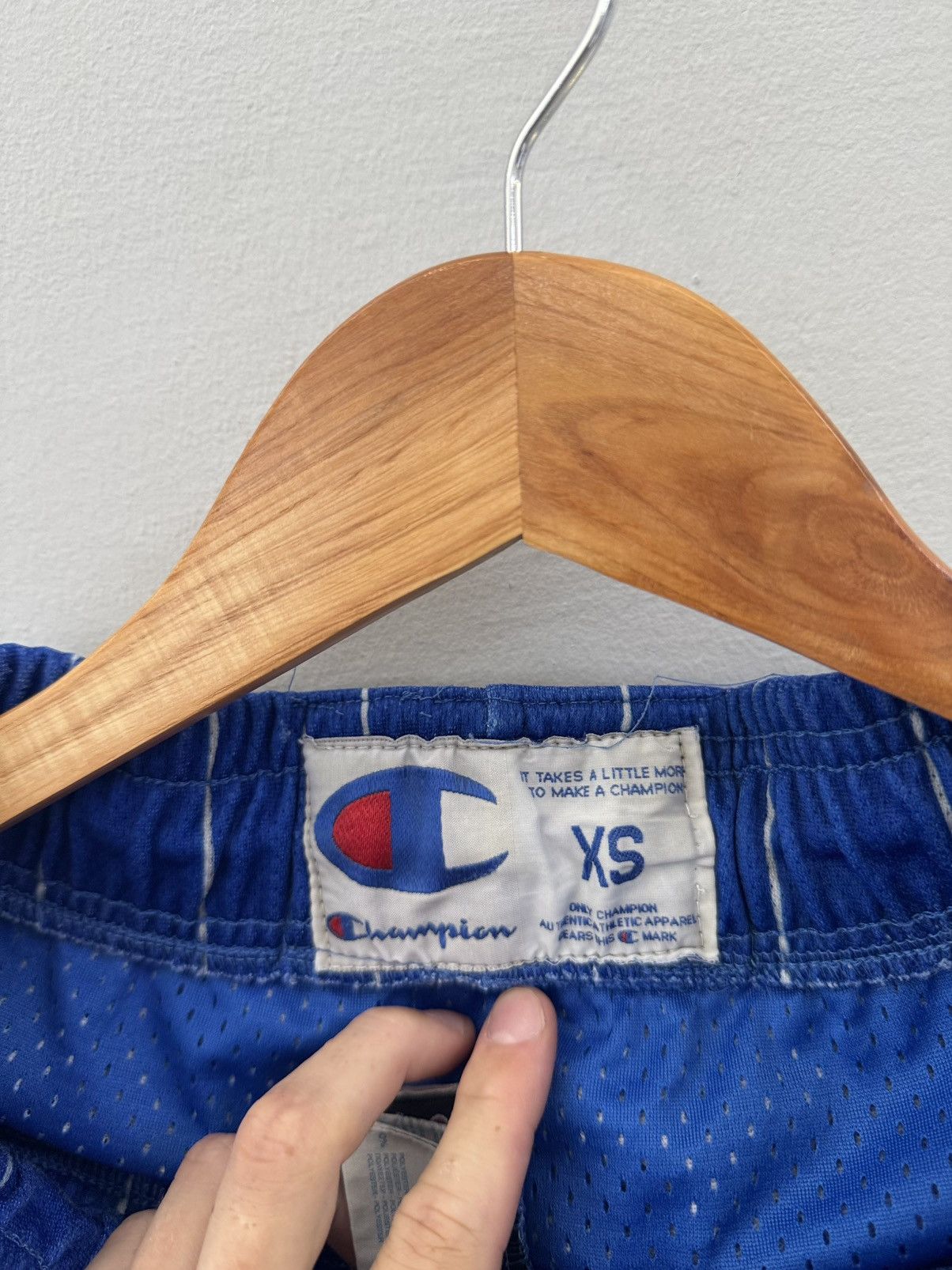 NBA Vintage 90s Champion Orlando Magic Mesh Basketball Shorts M Size US 28 / EU 44 - 4 Thumbnail