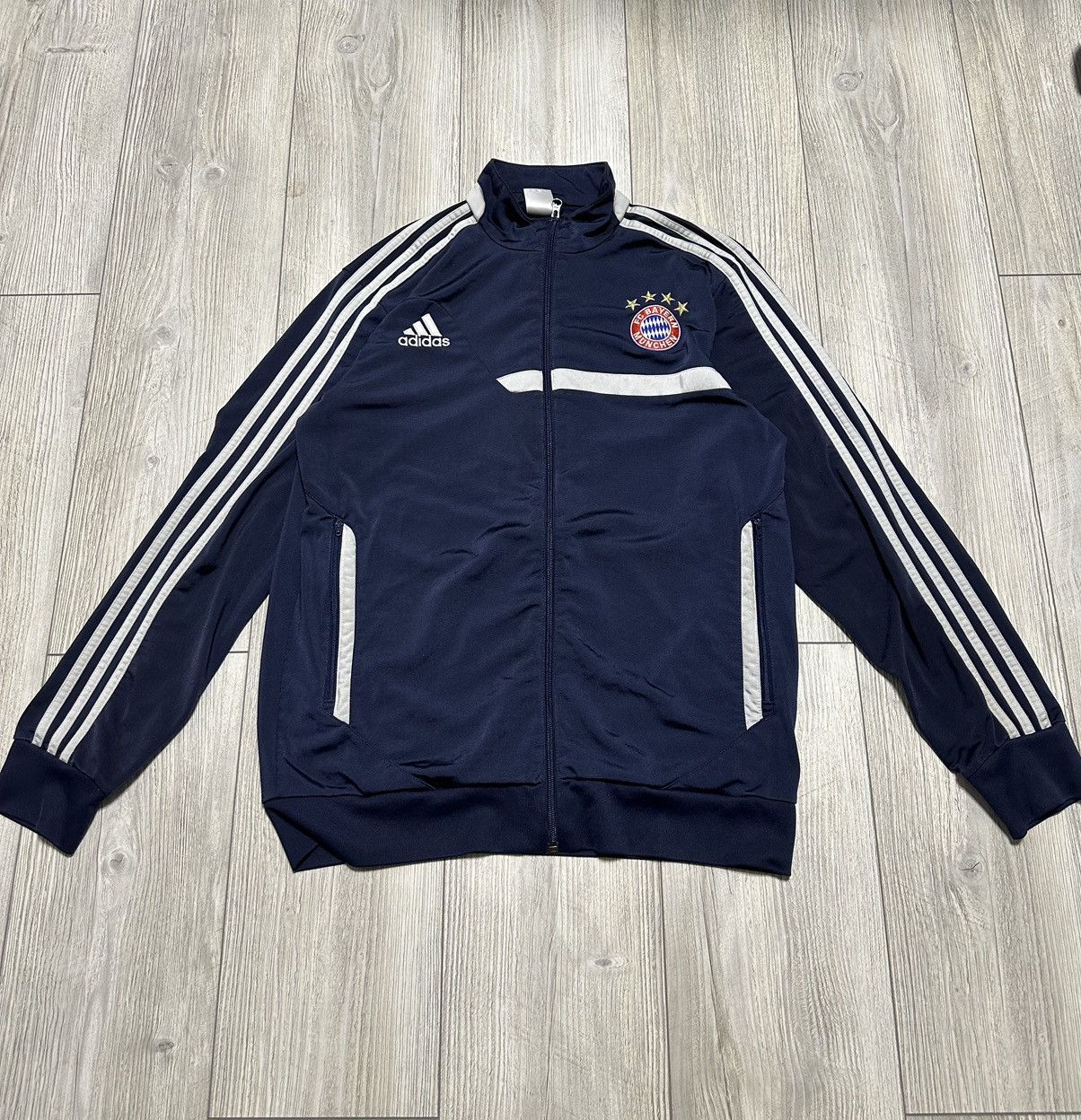 Vintage Adidas Bayern Munchen Y2K Blokecore Football Jacket