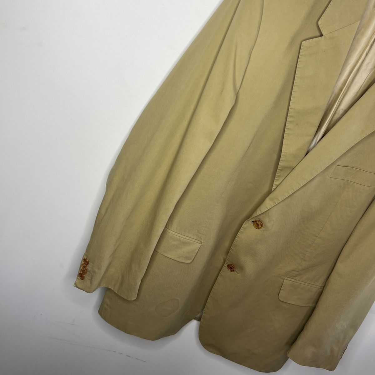 Burberry Vintage Burberry blazer beige jacket coat Size 48R - 3 Thumbnail