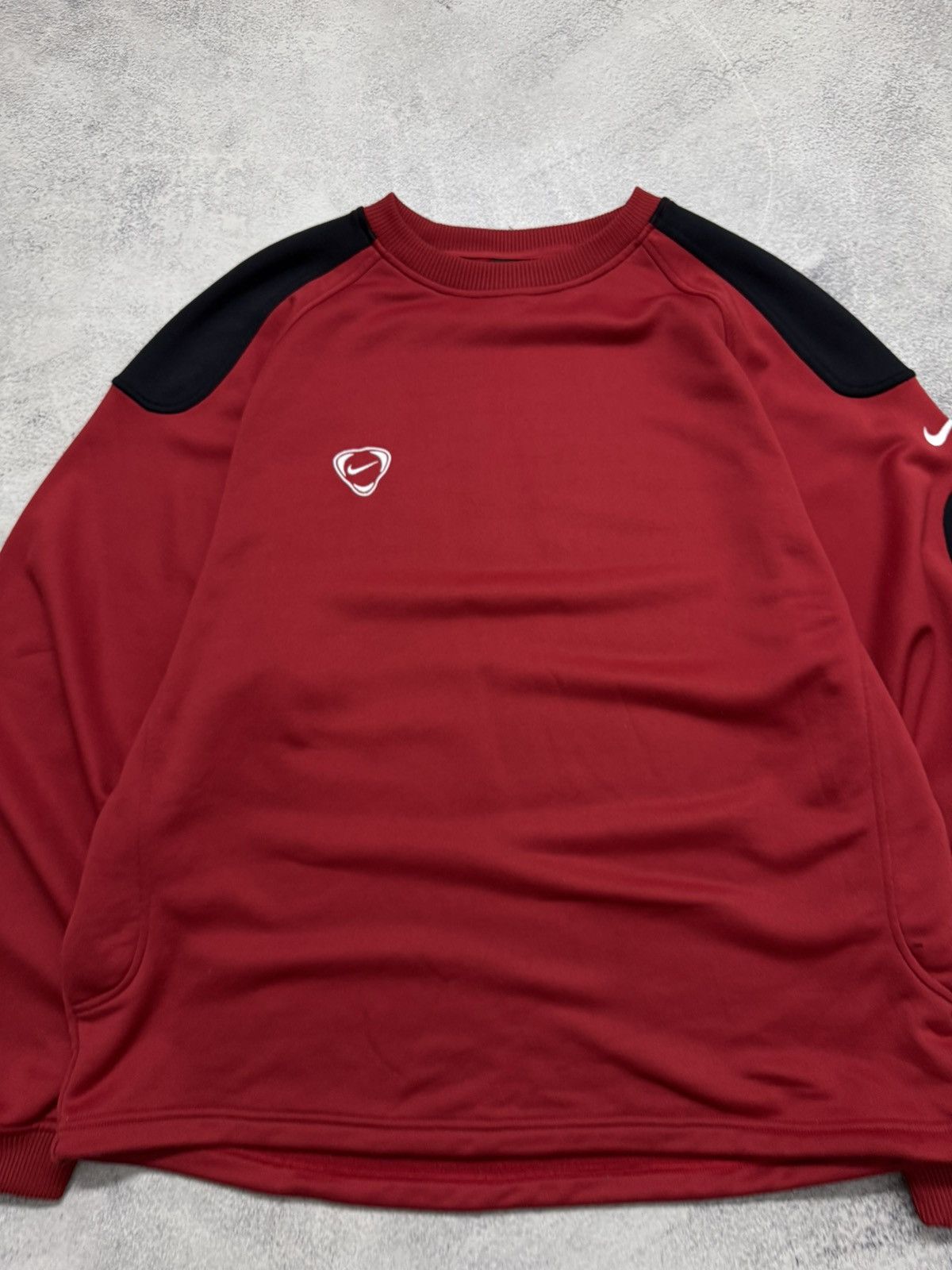 Nike Vintage Y2k Nike Mini Swoosh Sweatshirt 90’s Size US XL / EU 56 / 4 - 6 Thumbnail