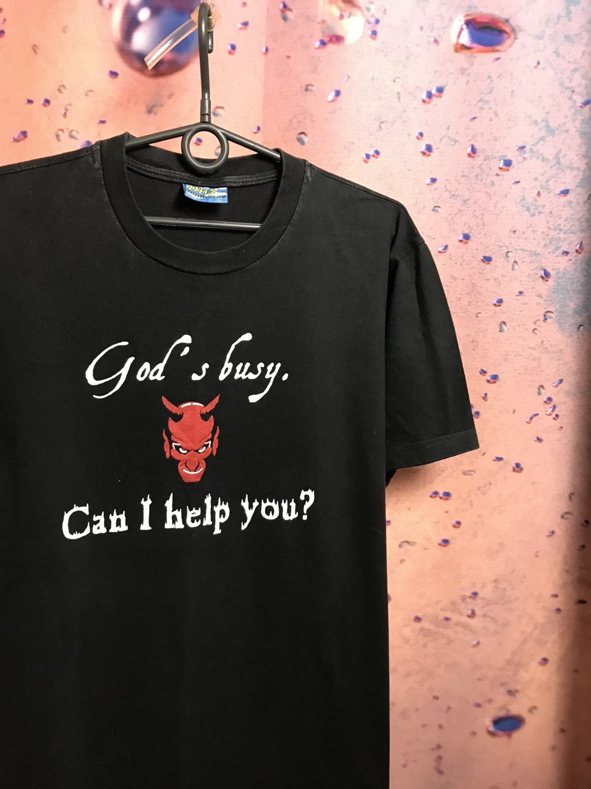 Expert Horror × Vintage God is busy horror vintage tee Size US L / EU 52-54 / 3 - 1 Thumbnail
