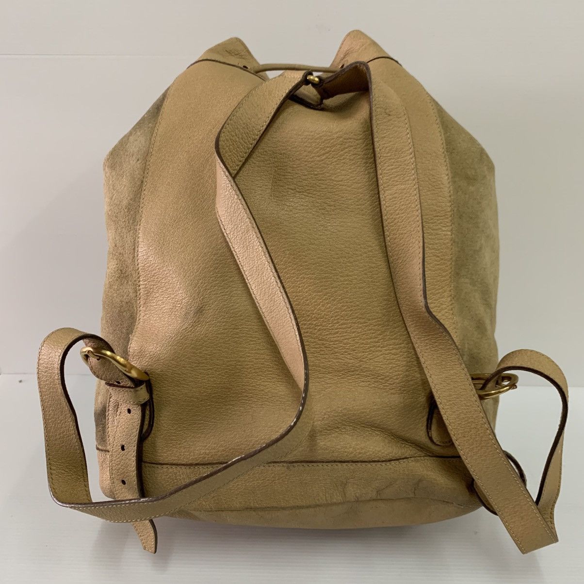 Gucci Gucci Vintage Suede Leather Backpack Bag Size ONE SIZE - 11 Thumbnail