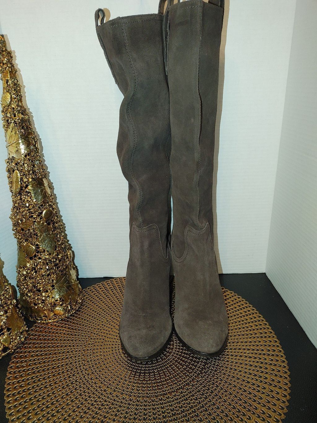 Carlos Santos Carlos Hot Rod Suede Boots Size 9 Size US 9 / IT 39 - 1 Thumbnail