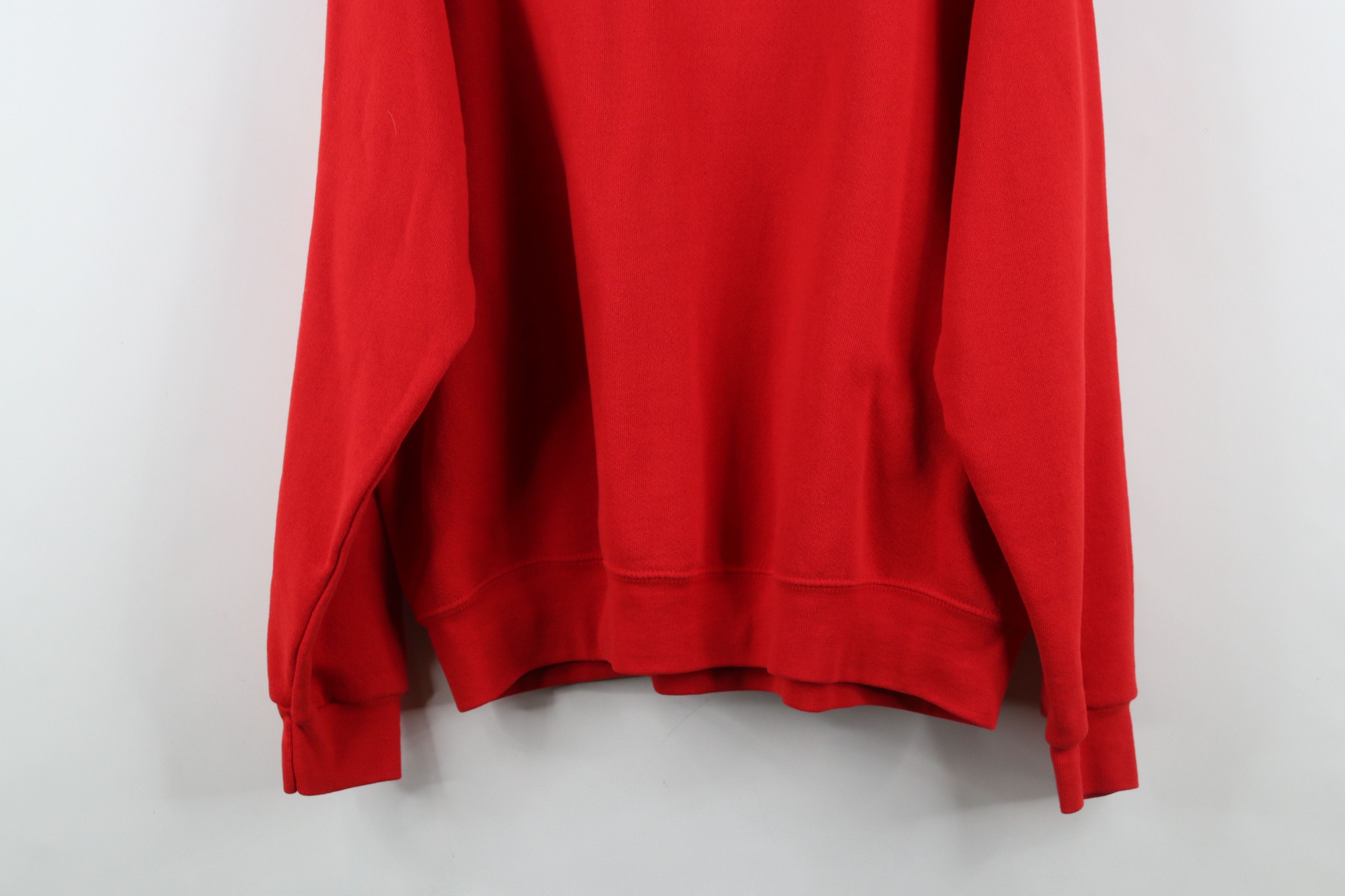 Vintage Vintage 90s Spell Heavy Ohio State University Sweatshirt Red Size US L / EU 52-54 / 3 - 11 Thumbnail