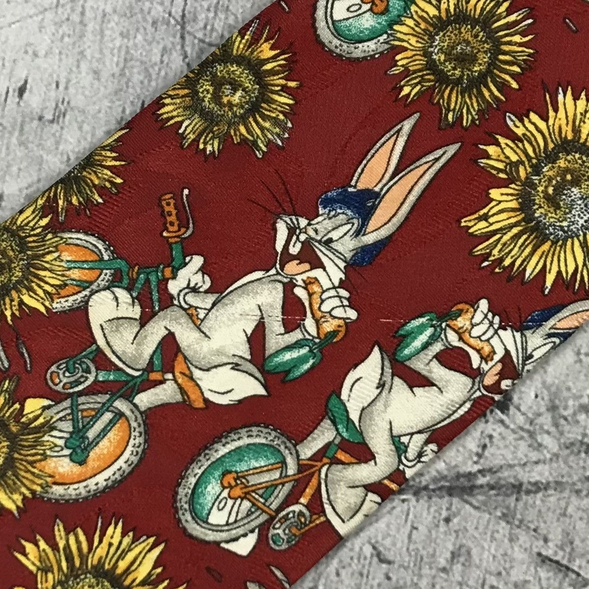 Warner Bros Vintage 1995 Bugs Bunny Looney Tunes Tie Size ONE SIZE - 5 Thumbnail