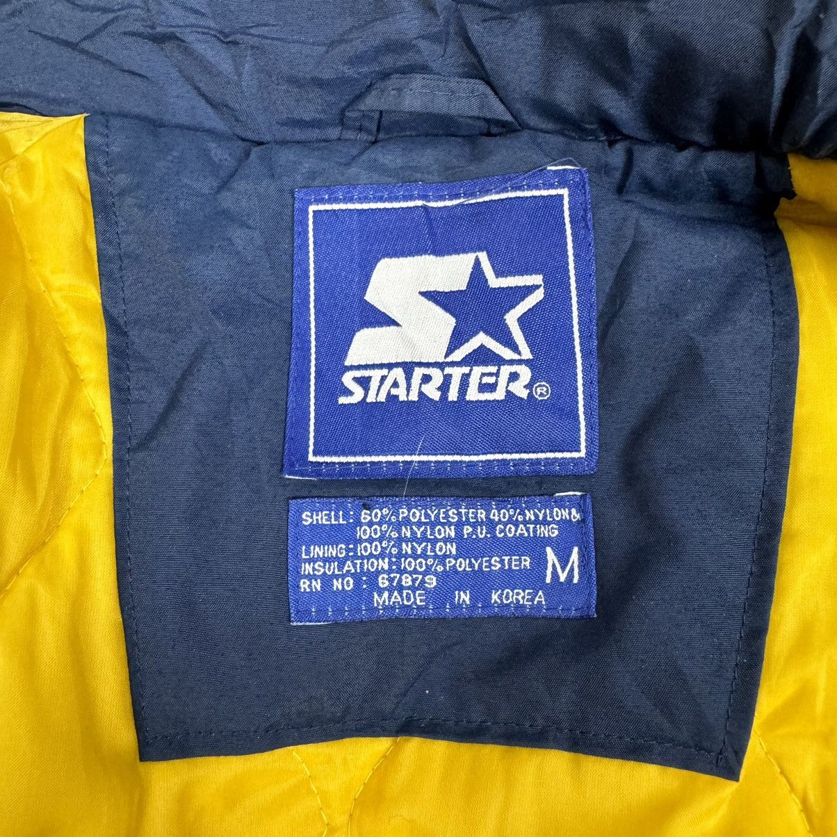 Starter × Vintage ❄️90s STARTER MICHIGAN HOODIE LIGHT JACKET Size US M / EU 48-50 / 2 - 11 Thumbnail