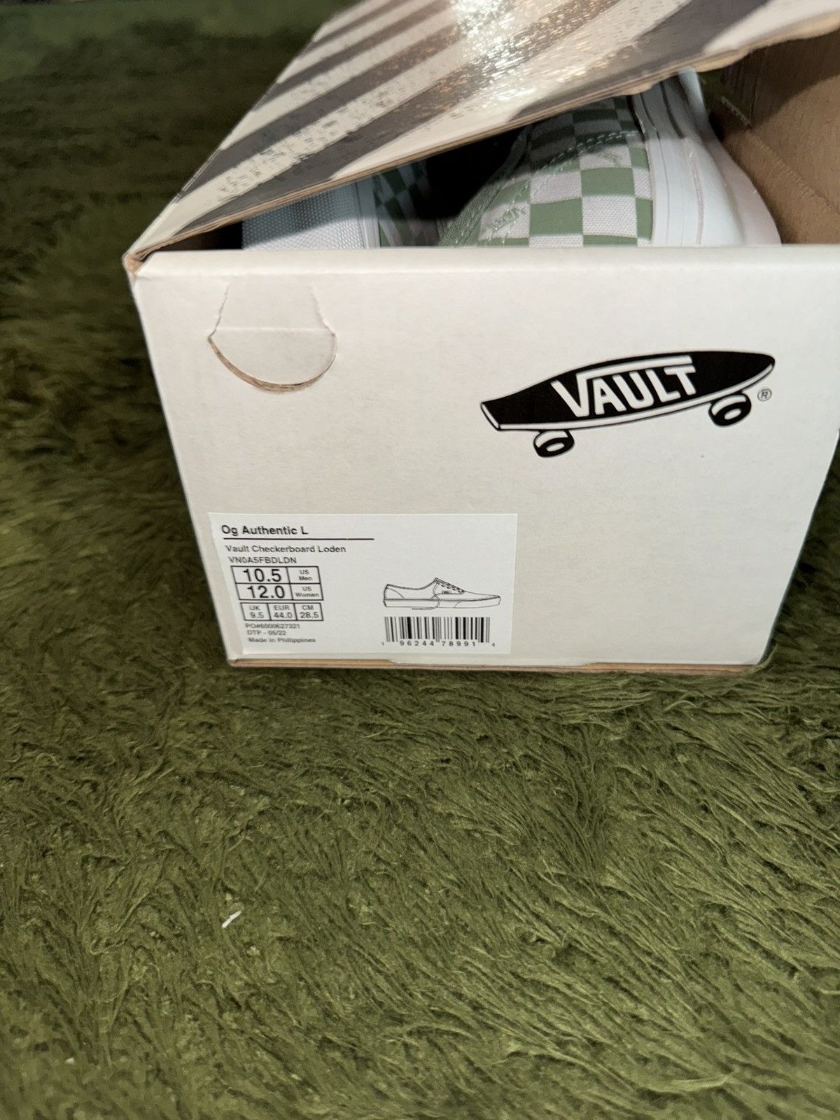 Vans [US 10.5] Vans Vault Authentic Checkerboard Loden Frost Size US 11 / EU 44 - 9 Thumbnail
