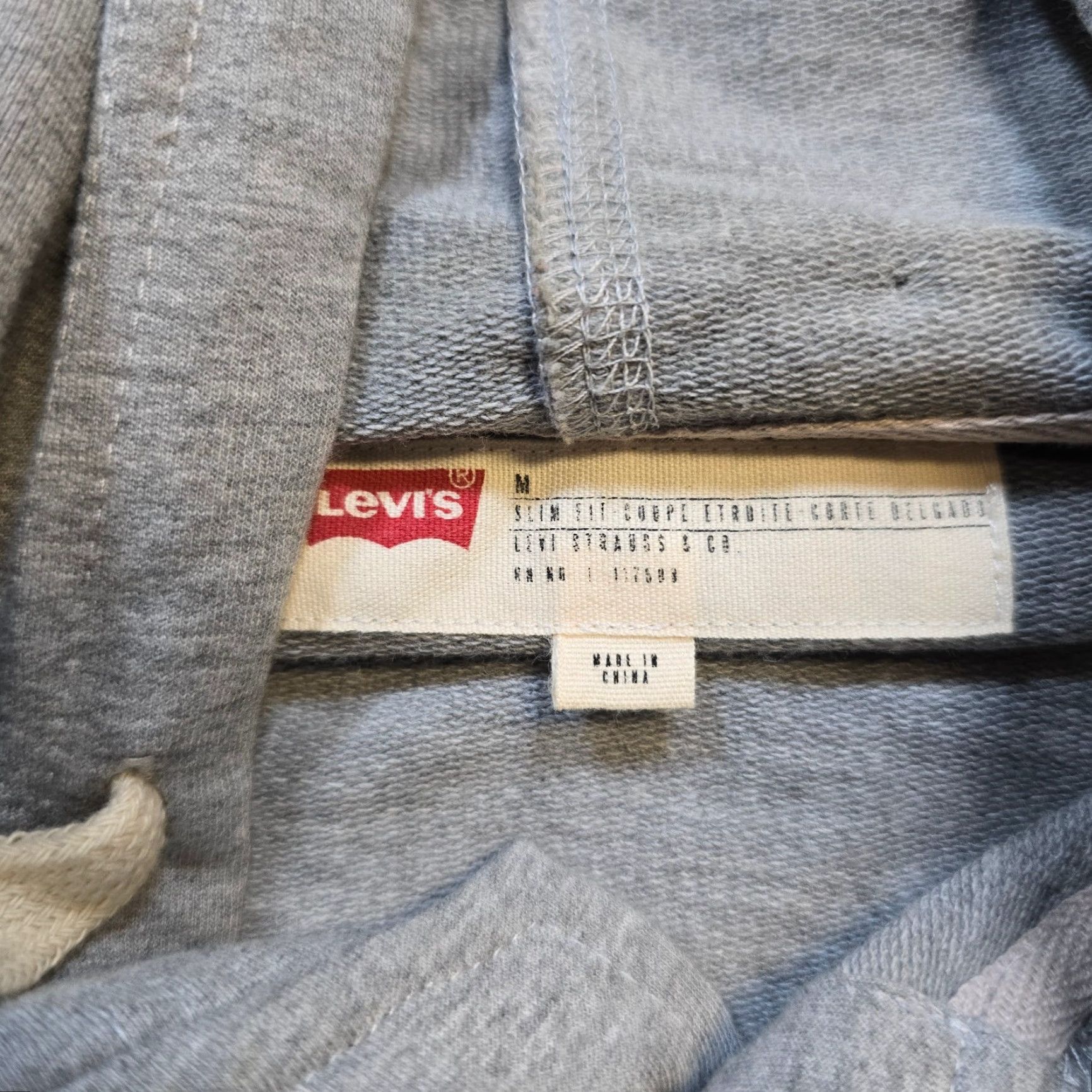 Levi's Levi's Hoodie Mens M Gray Hooded Snap Button Long Sleeve Casual Cardigan Jacket Size US M / EU 48-50 / 2 - 3 Thumbnail