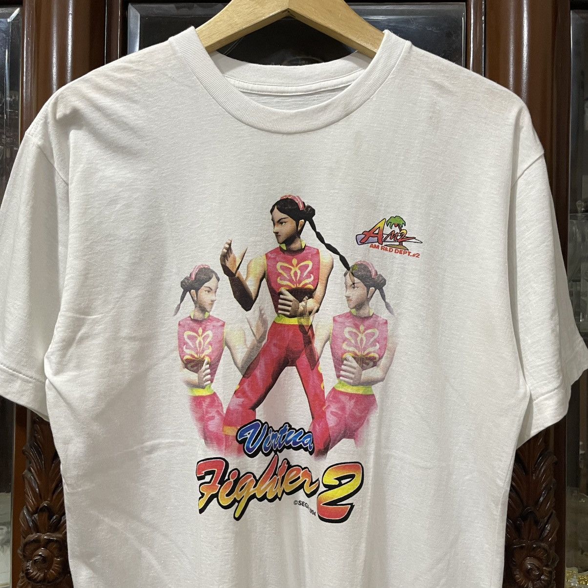 Anime Rare 1994 sega virtua fighter 2 promo game tee Size US L / EU 52-54 / 3 - 2 Thumbnail