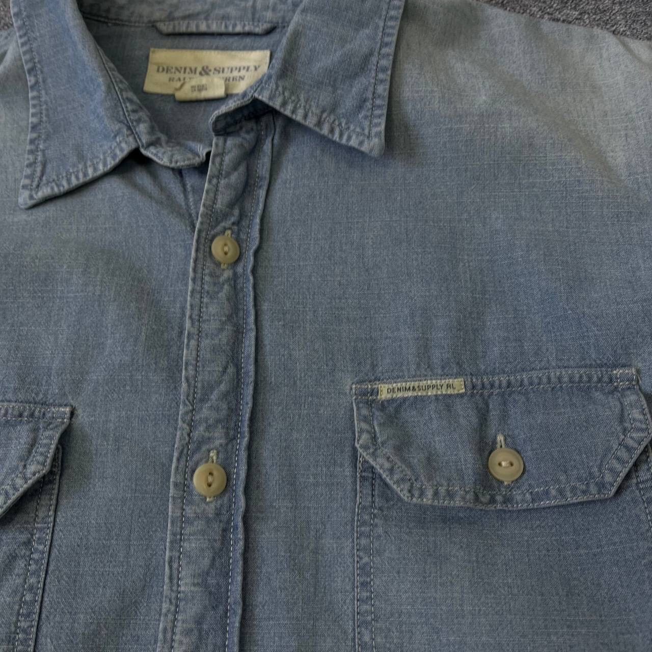 Denim & Supply Ralph Lauren Vintage 90s Denim Supply Ralph Lauren Stripped Shirt Size L Size US L / EU 52-54 / 3 - 10 Thumbnail